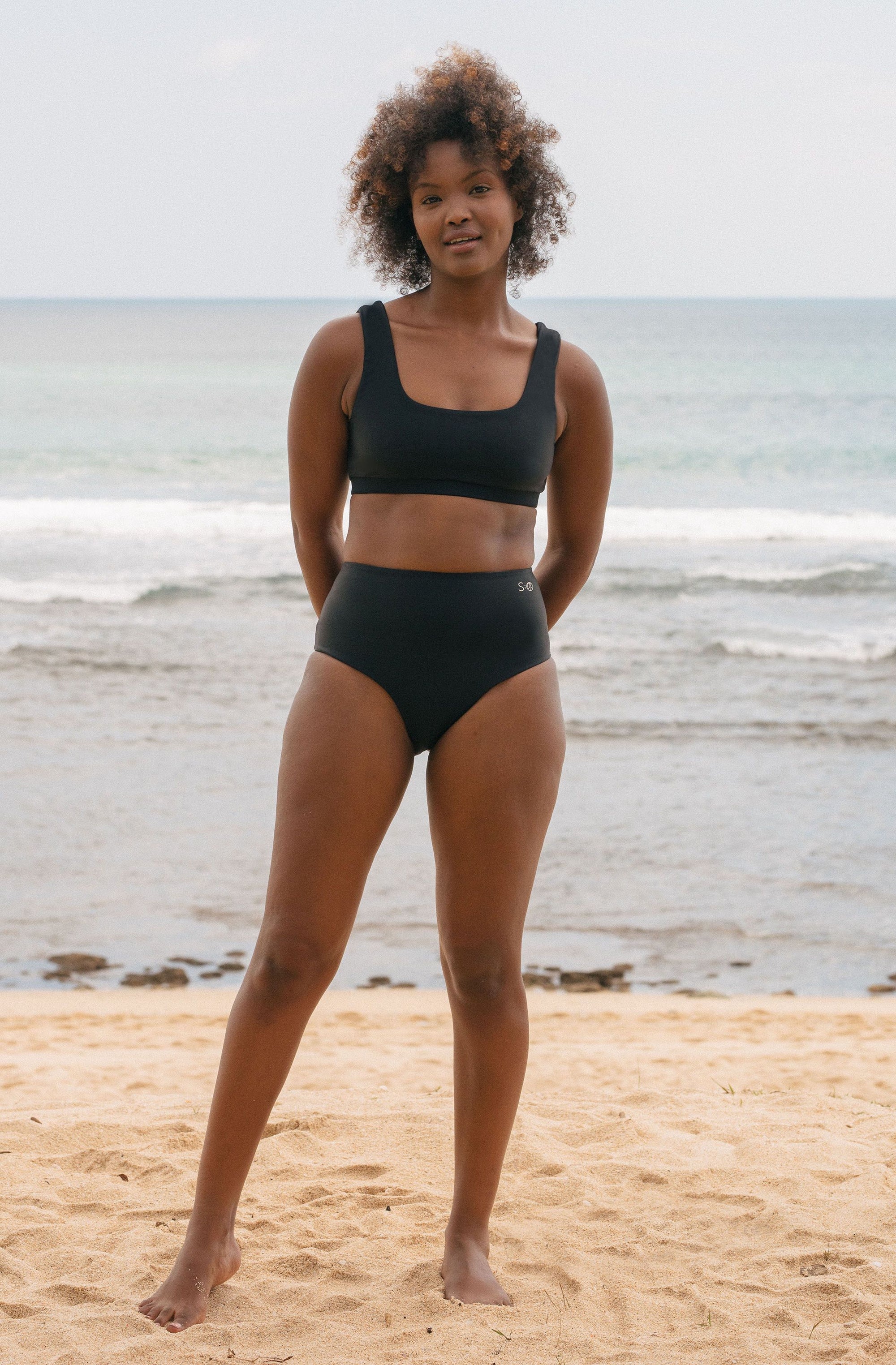 Surf Bikini Bottom Lucky Black | Women's Swimwear | SEPTEMBER