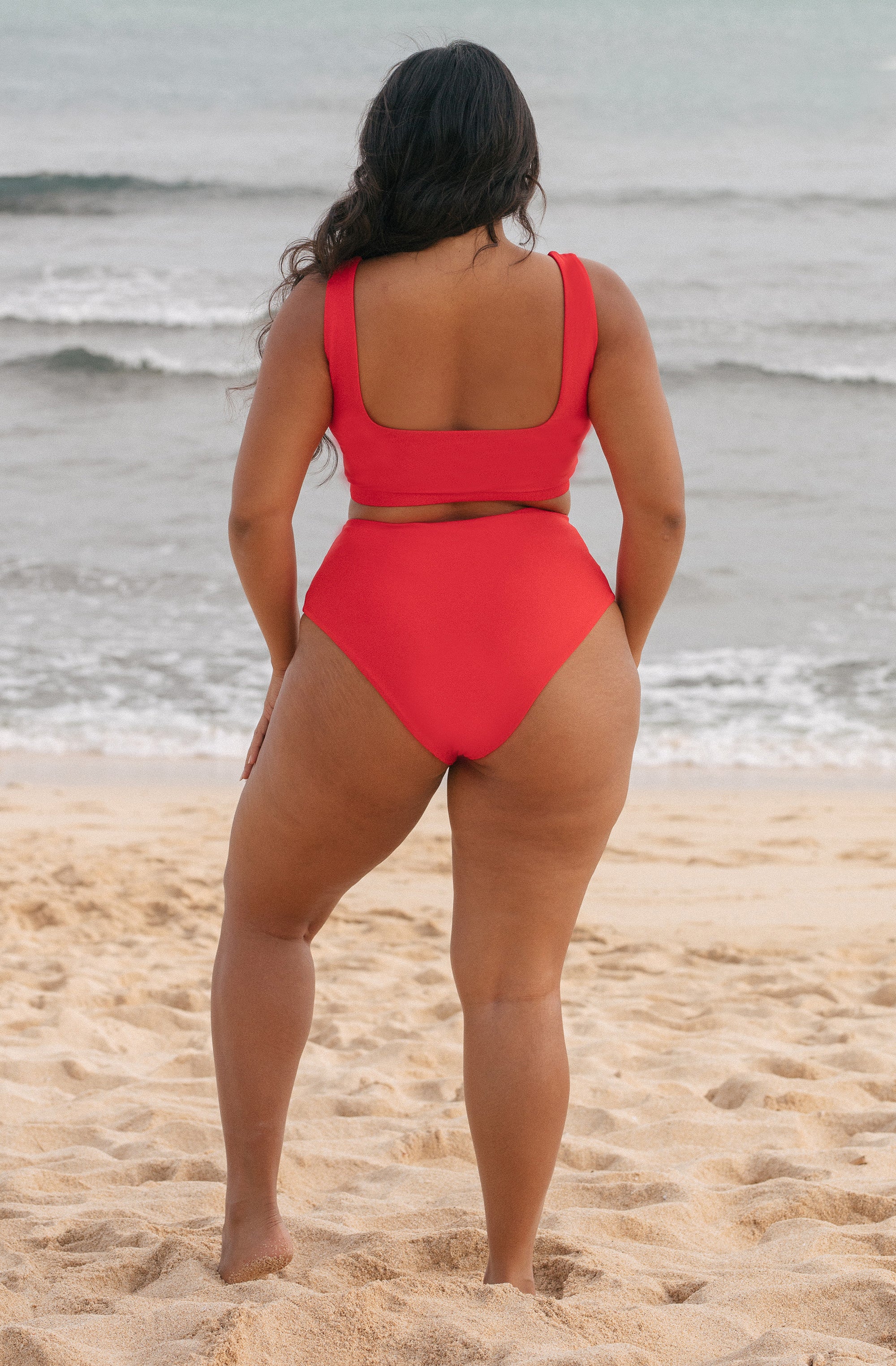 Surf Bikini Top Jane Lava Red | Women's Swimwear | SEPTEMBER