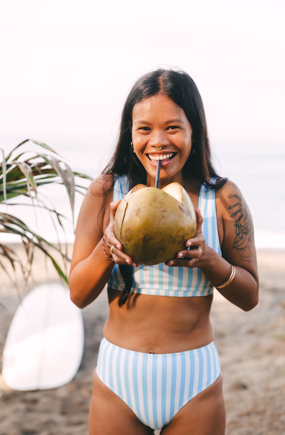 Surf Bikini Top Jane Powder Blue | Women&#39;s Swimwear | SEPTEMBER