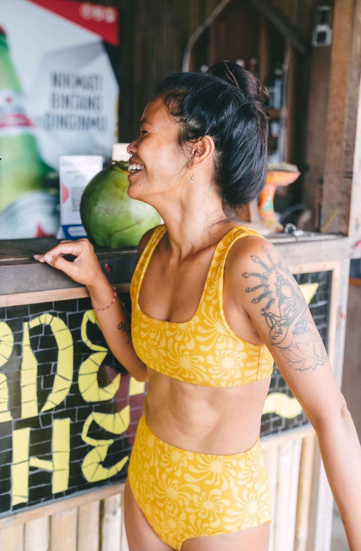 Surf Bikini Top Eden Sun Ray Gold 