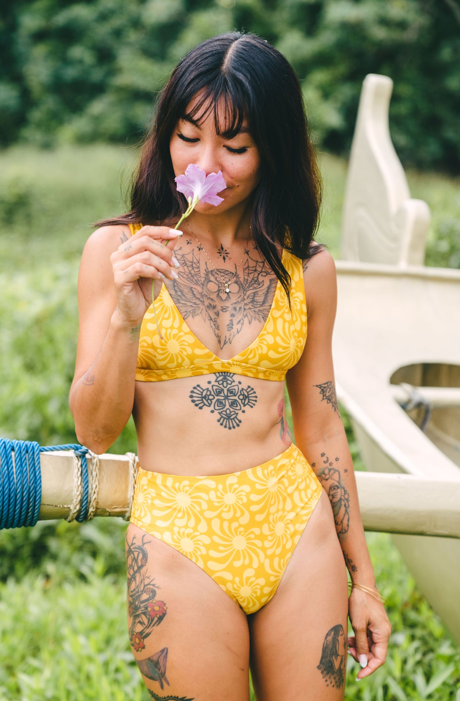 Surf Bikini Bottom Eros Sun Ray Gold