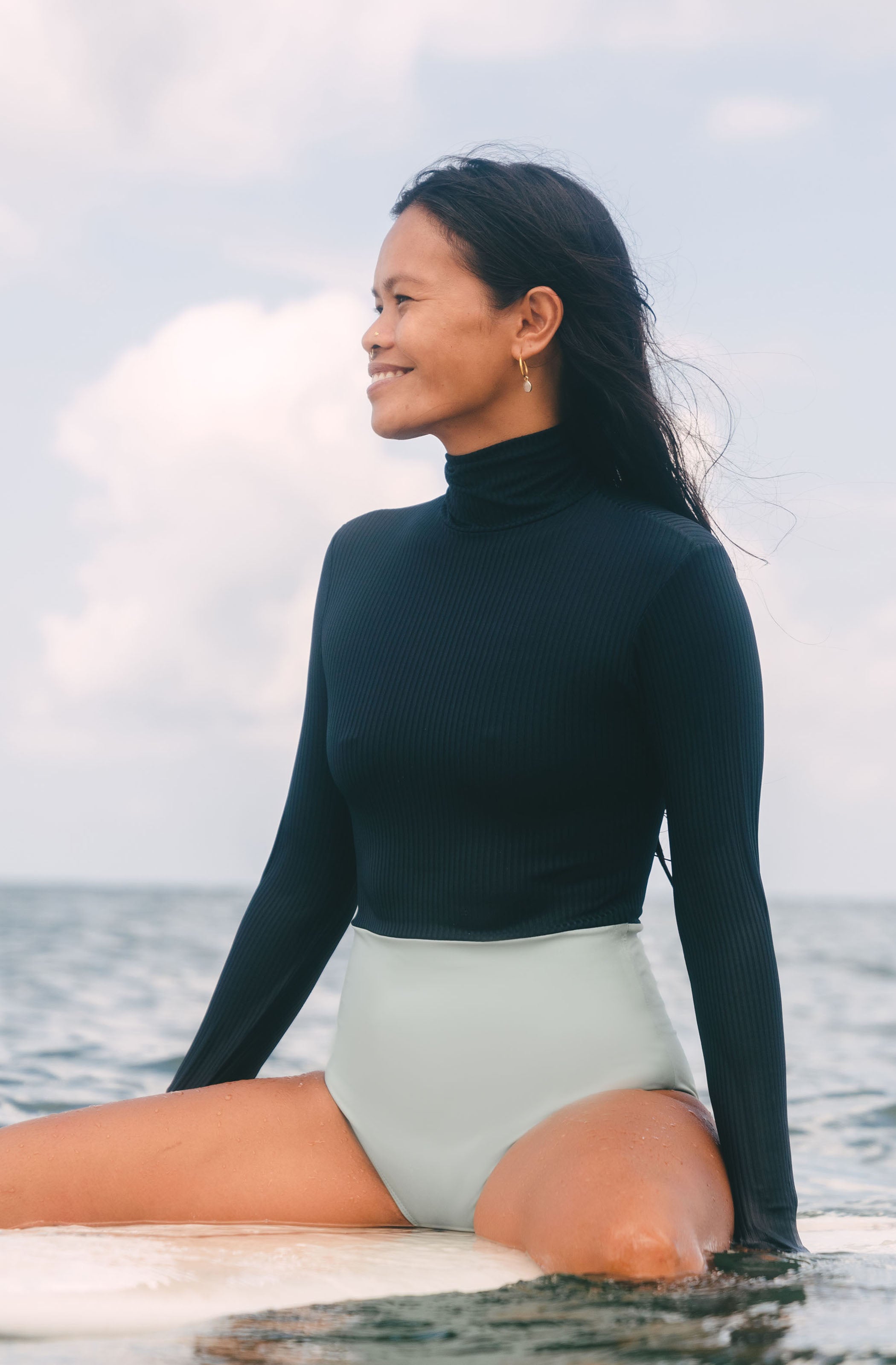 Surf Suit Sumatra Indigo Eco Rib | Women's Swimwear | SEPTEMBER