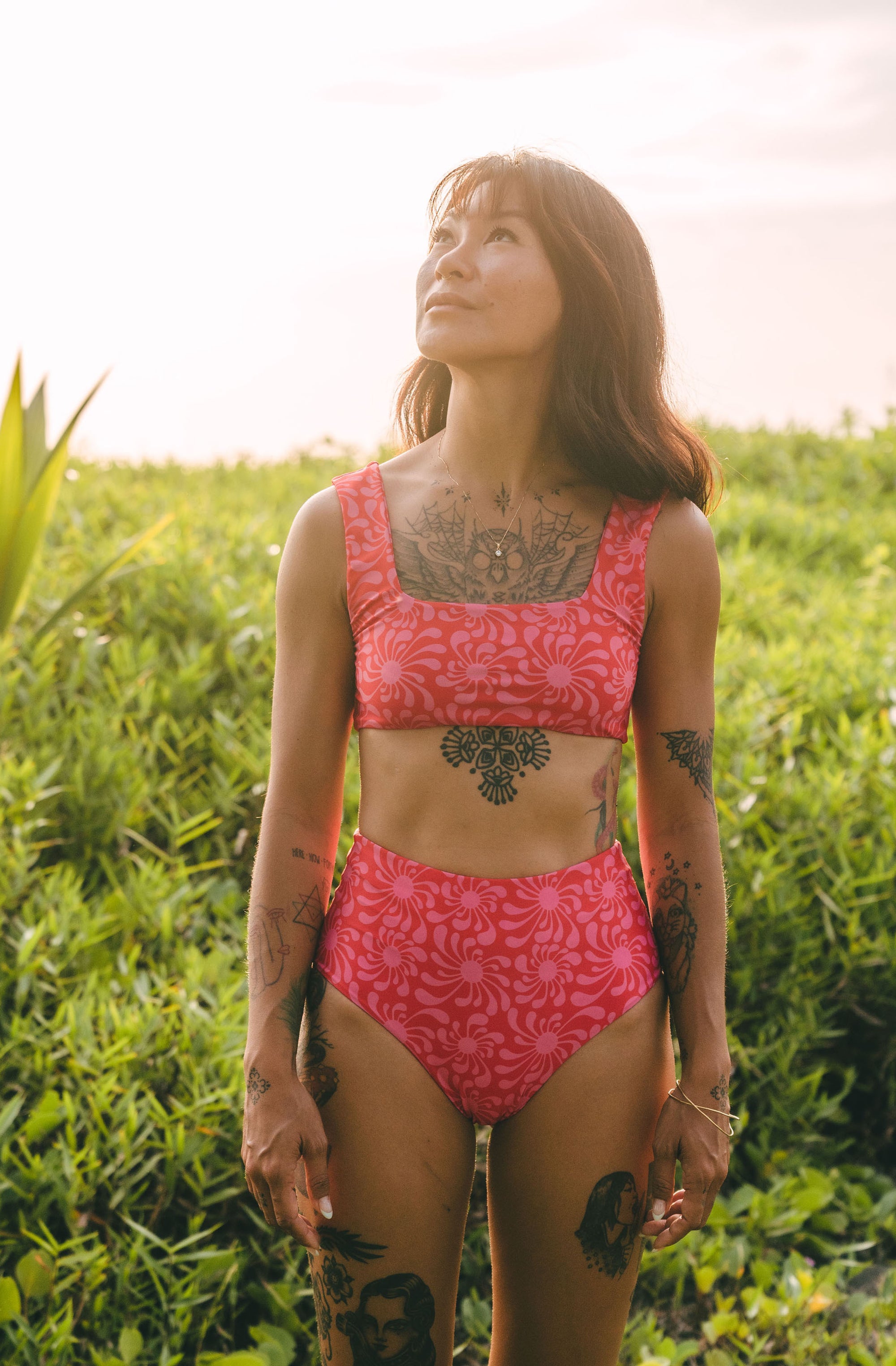 Surf Bikini Bottom Lucky Sun Ray Punch | Women's Swimwear | SEPTEMBER