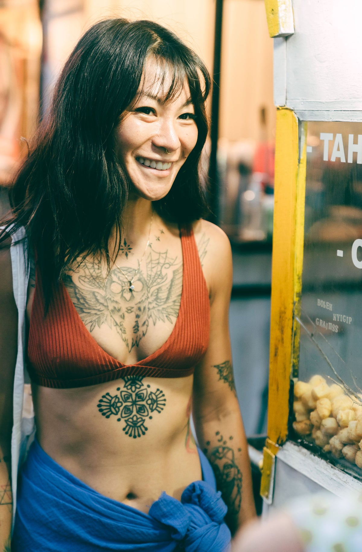 Surf Bikini Top Kiyo Canyon Red