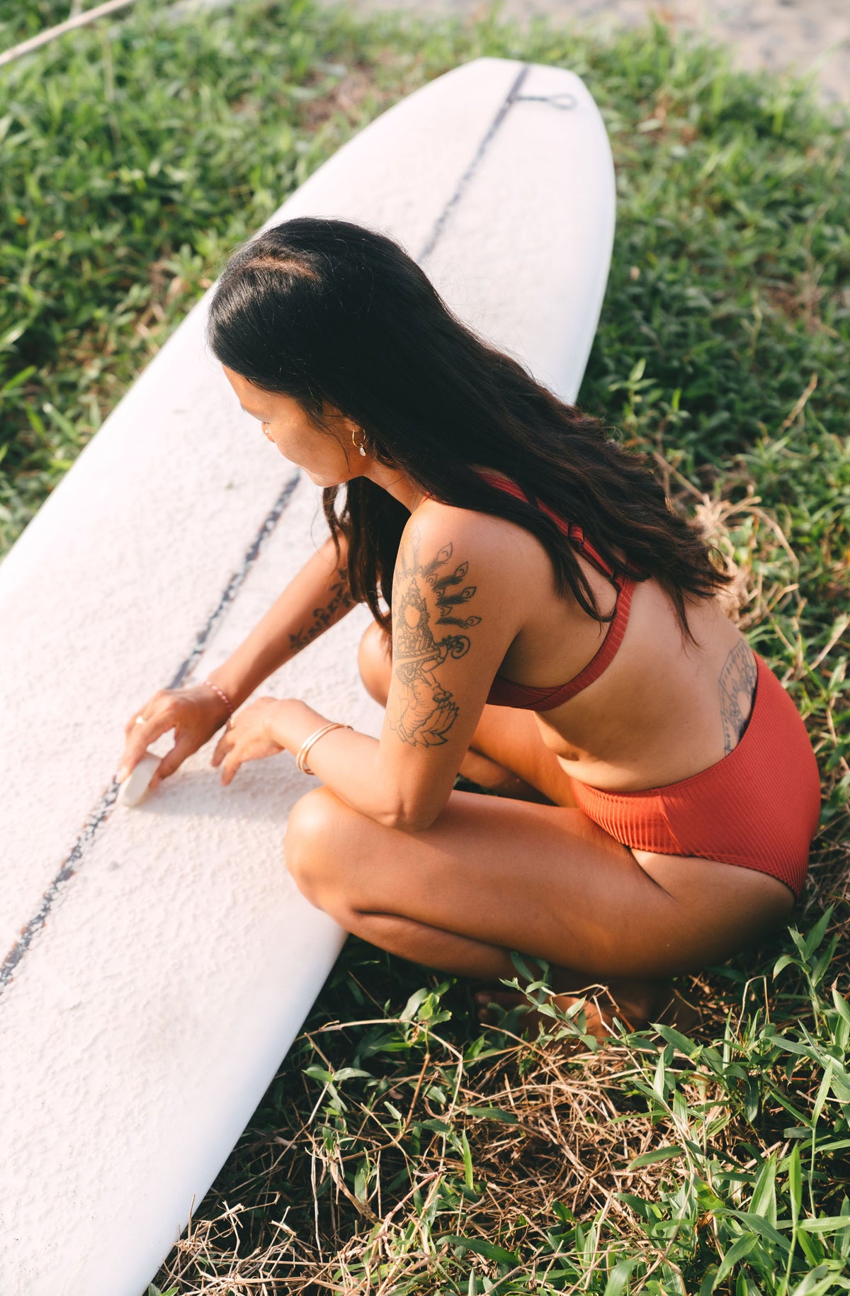 Surf Bikini Bottom Eros Canyon Red