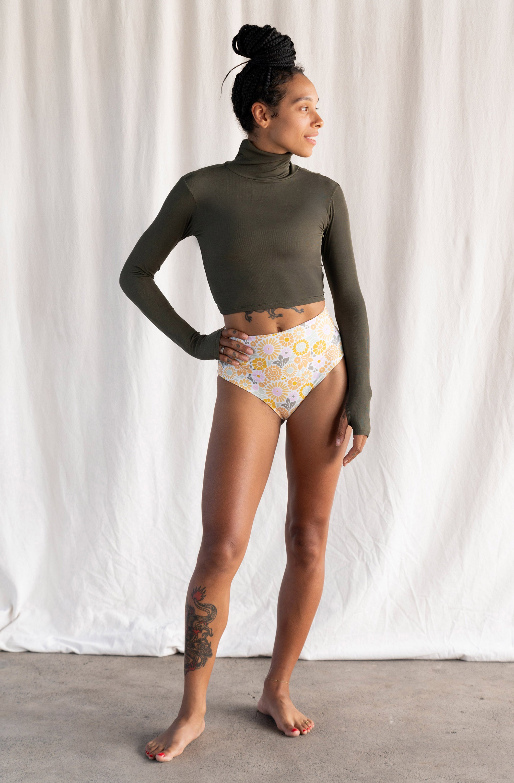 Scorpion — Long Sleeve Turtleneck Surf Rashguard, UPF 50+ | SEPTEMBER
