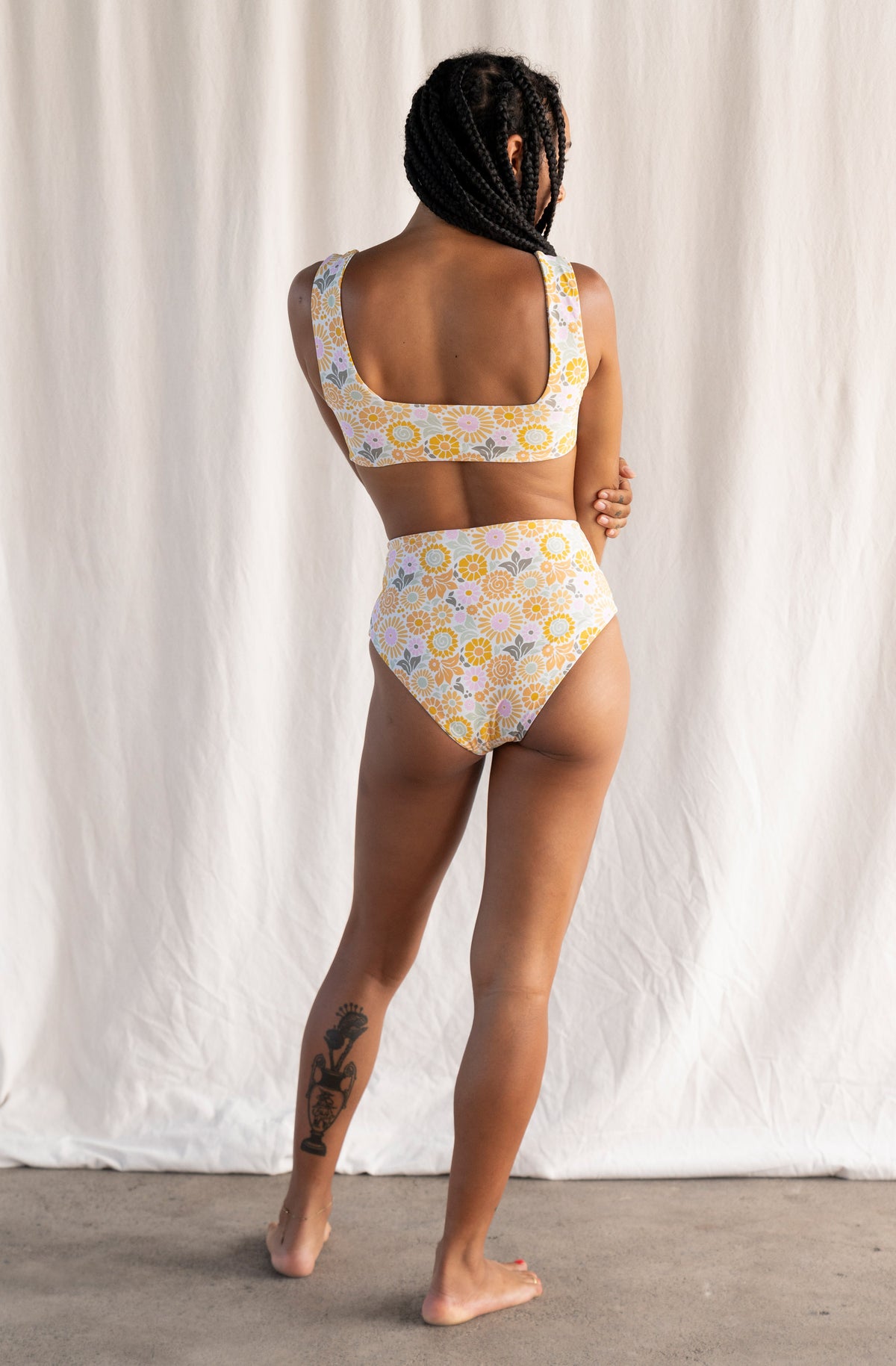 Eden Bikini Top in Reef Print