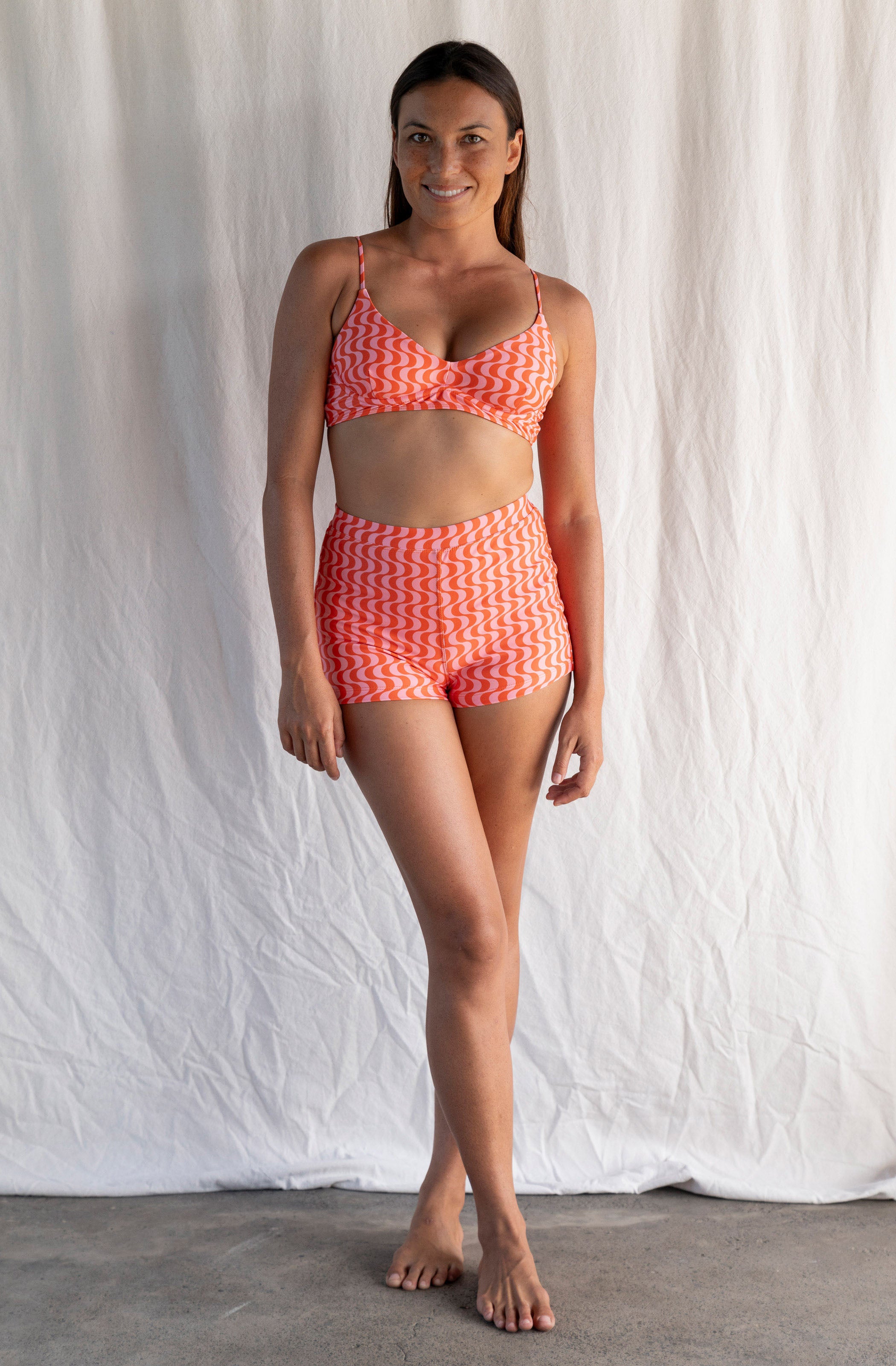 Josie Boyshorts surf bikini bottom