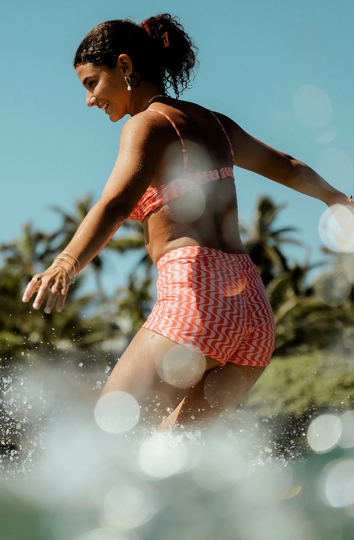 Josie Boyshorts surf bikini bottom