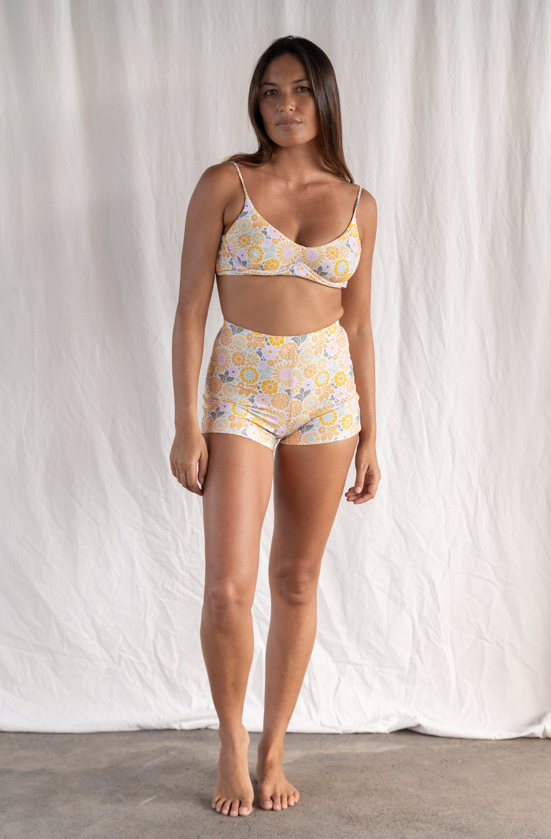 Josie Boyshort — Women's Surf Bikini Boyshort, Full Coverage