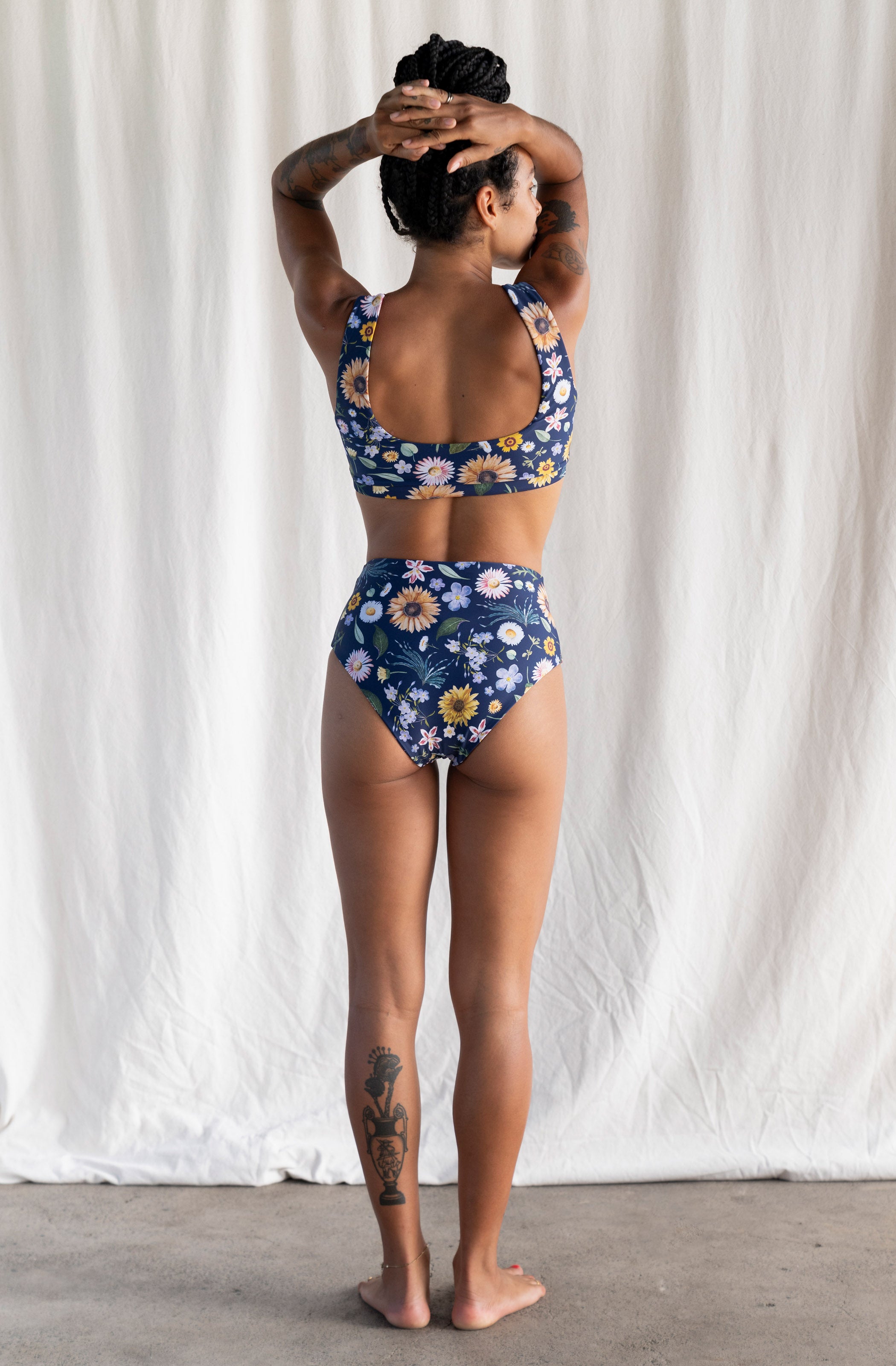 Lucky Bikini Bottom in Garden Party Print