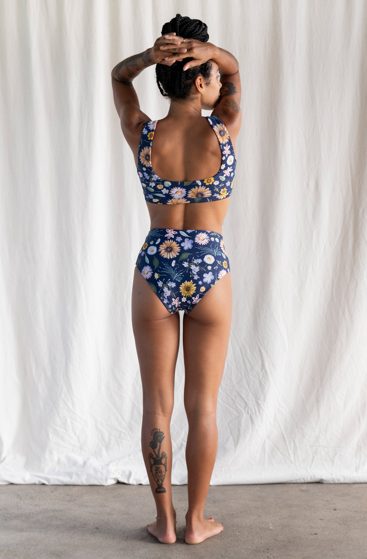 Lucky Bikini Bottom in Garden Party Print