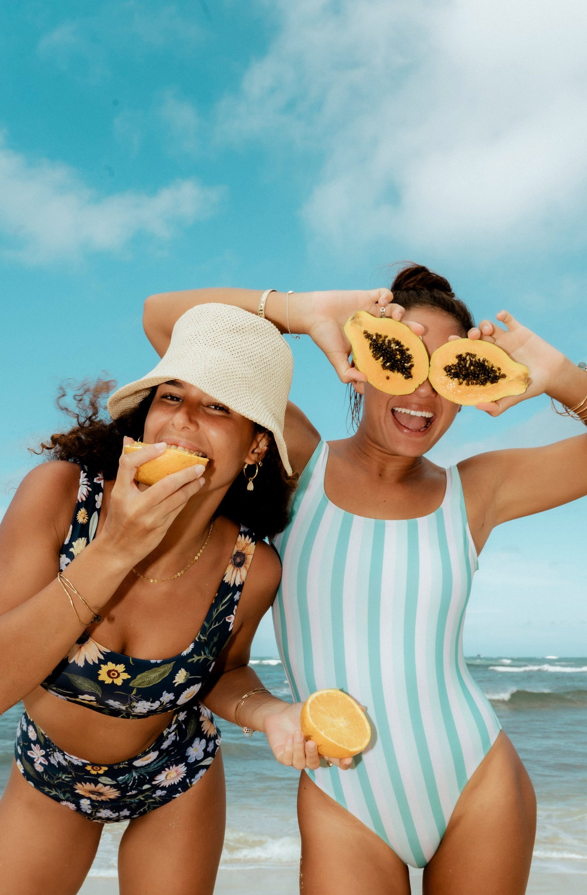 Lucky Bikini Bottom in Garden Party Print