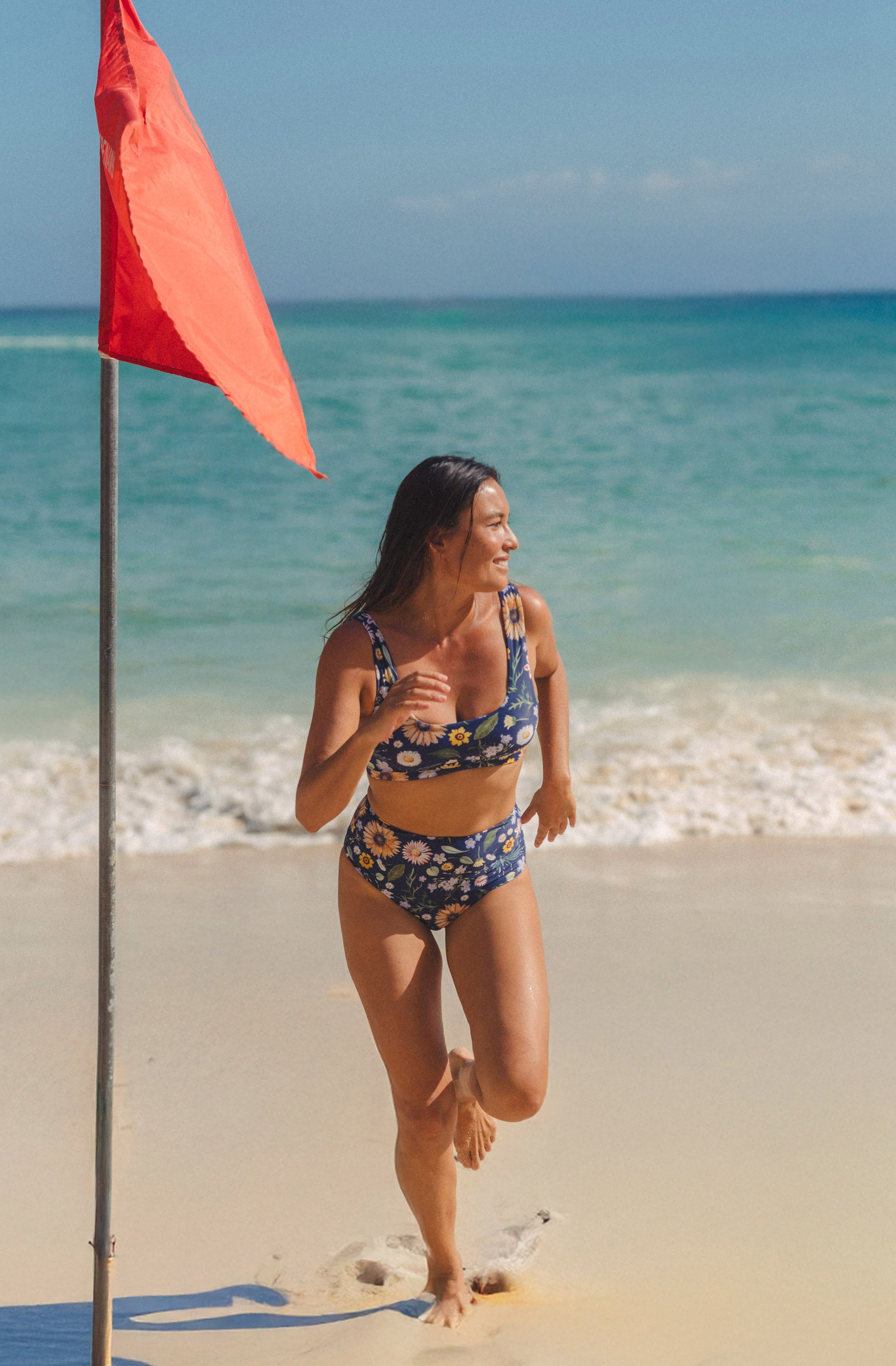 Lucky Bikini Bottom in Garden Party Print