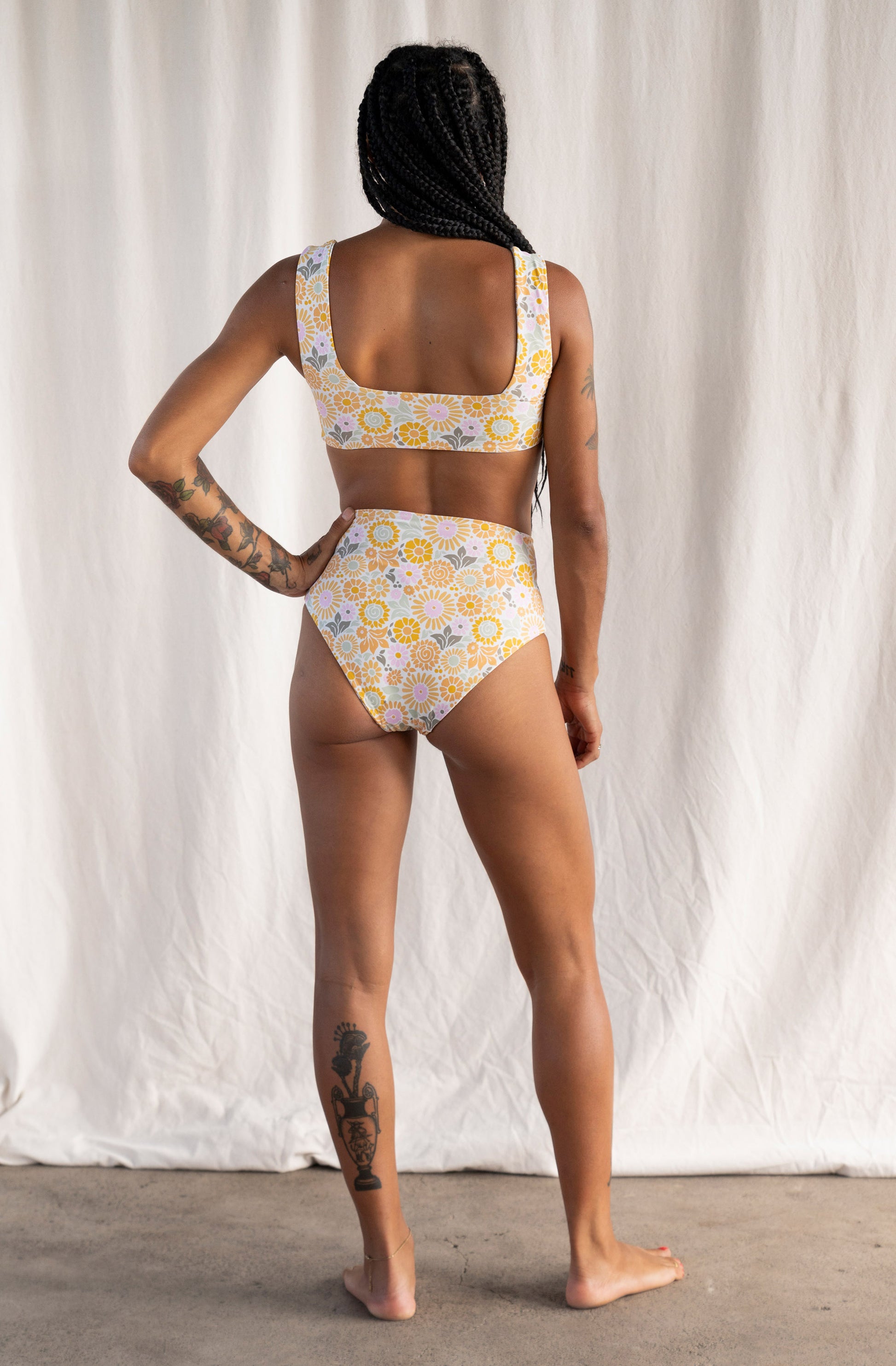 Lucky Bikini Bottom in Reef Prin