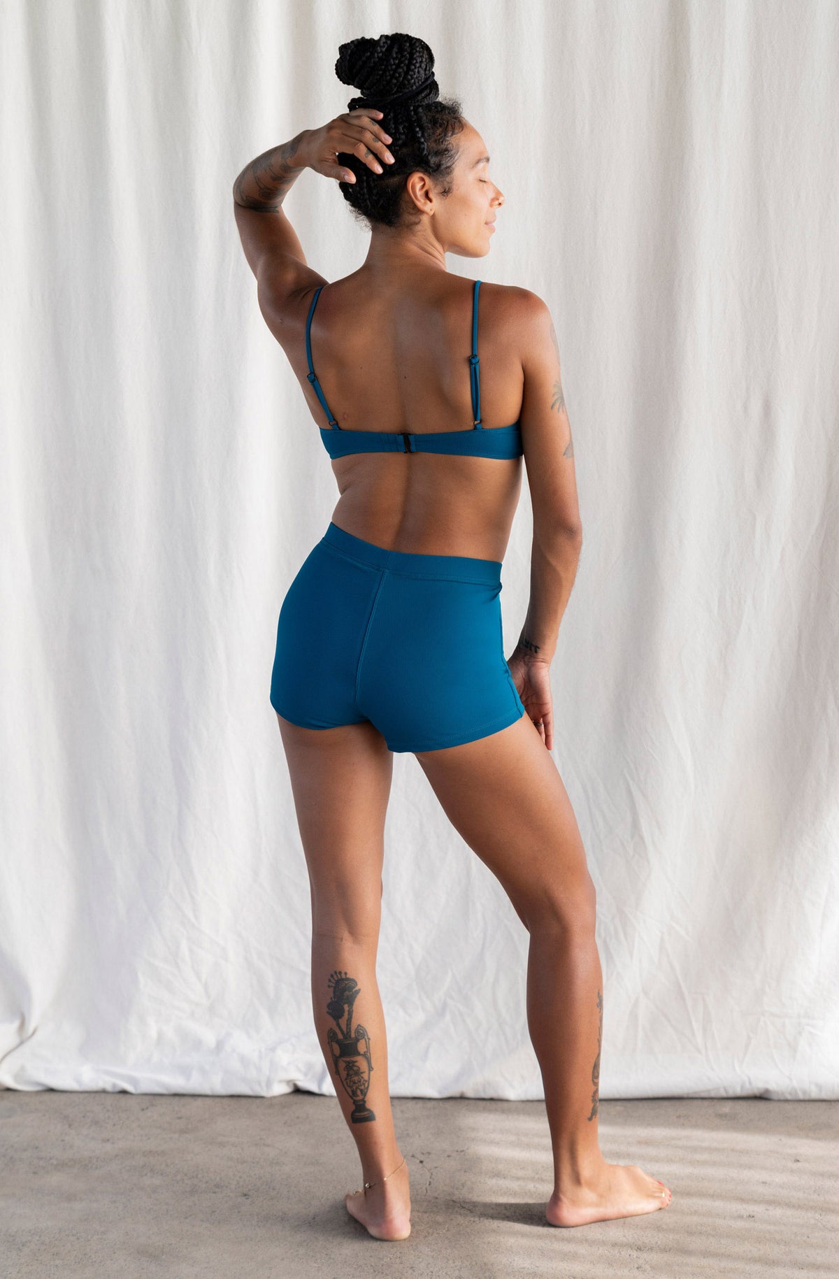 Maya Top Agave Blue Rib 