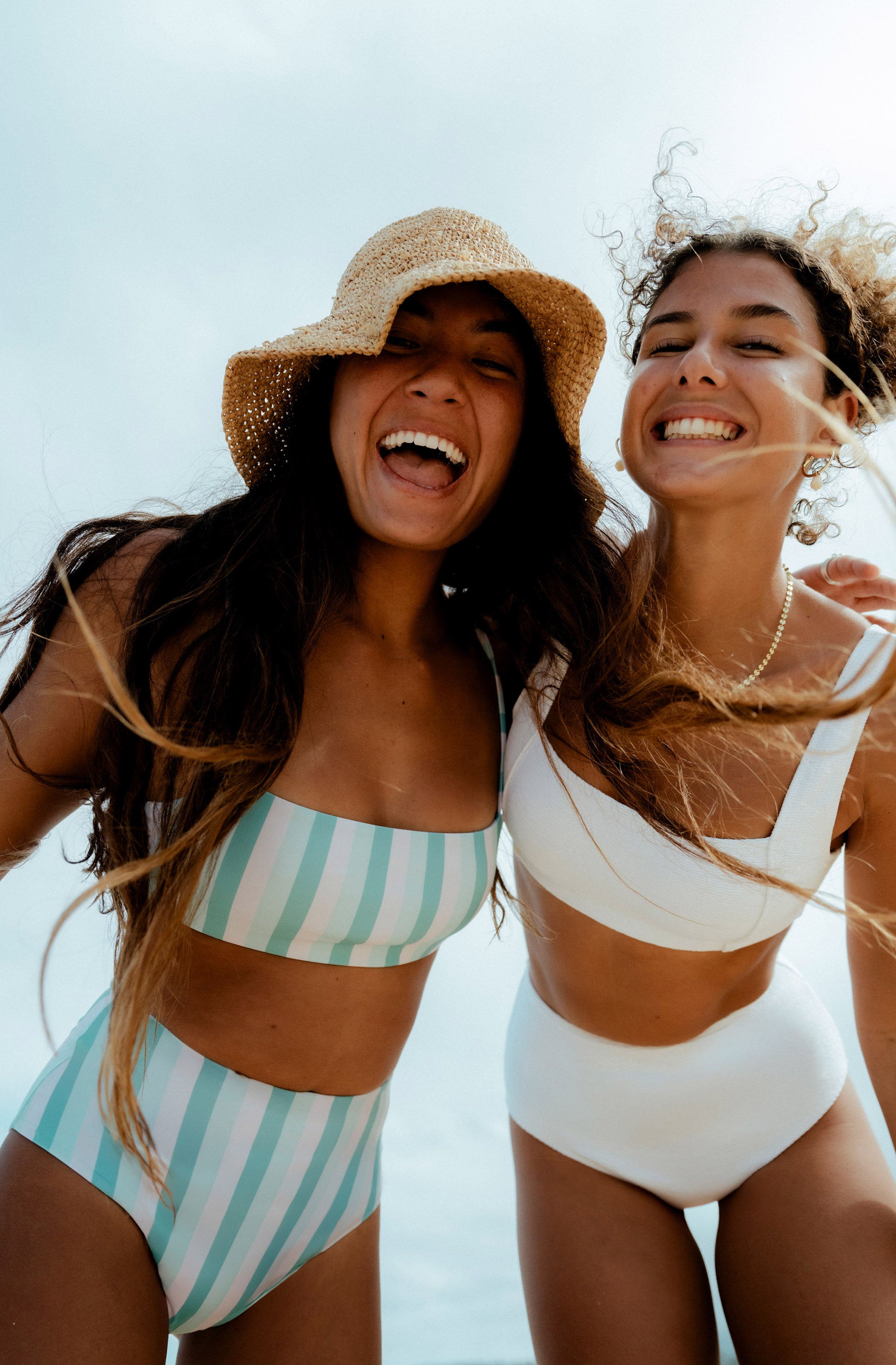 Moana Bikini Top in Milk