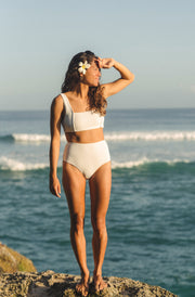 Moana Bikini Top in Milk
