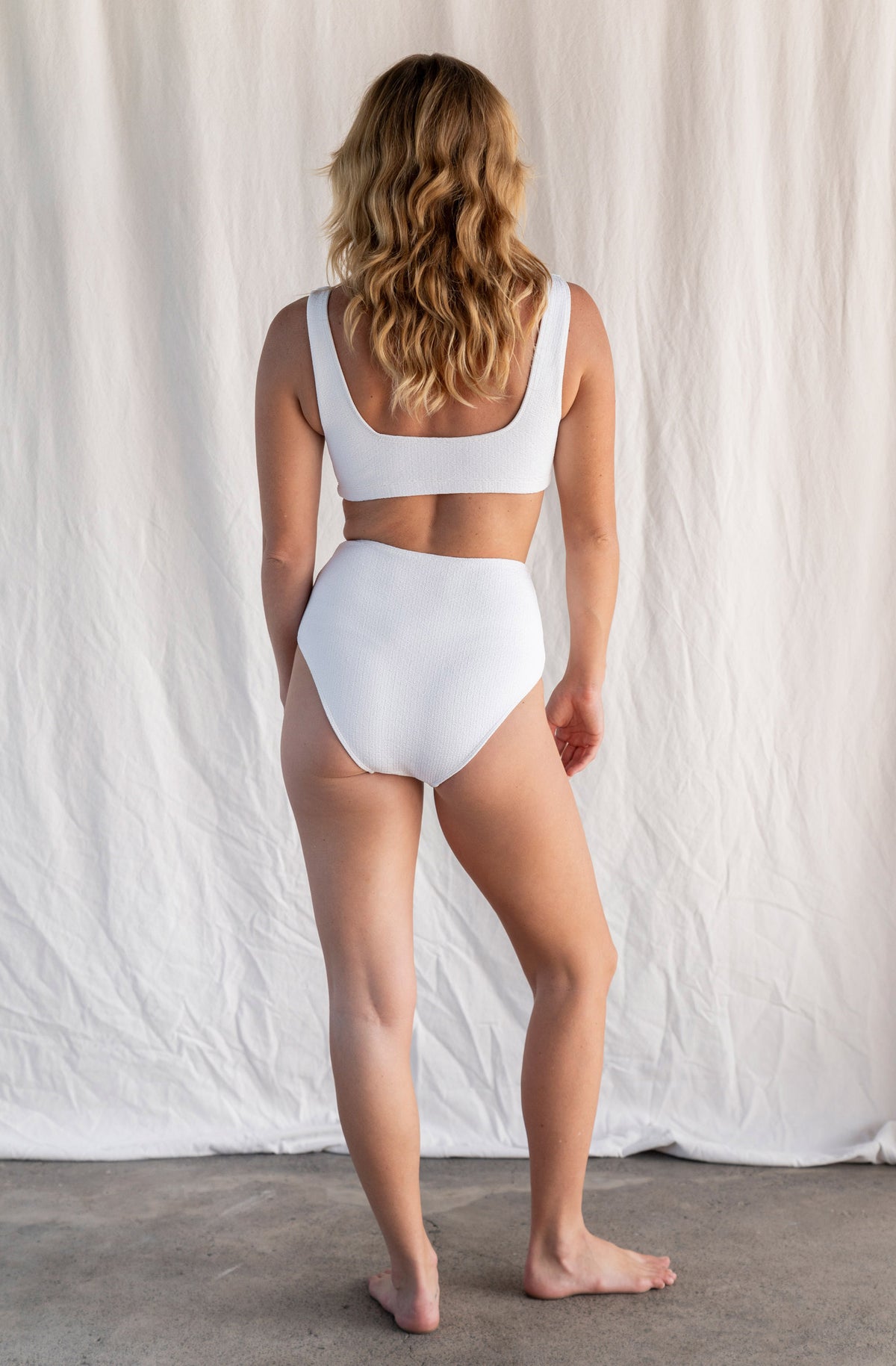 Moana Bikini Top in Milk