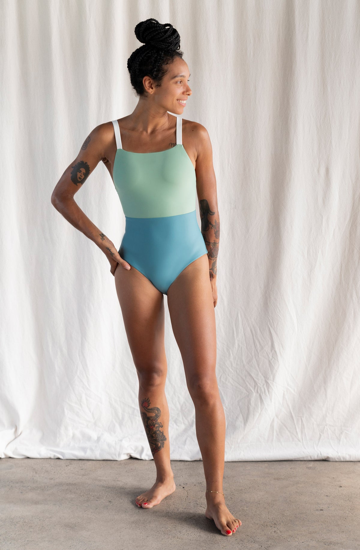 Paris One Piece in Wasabi