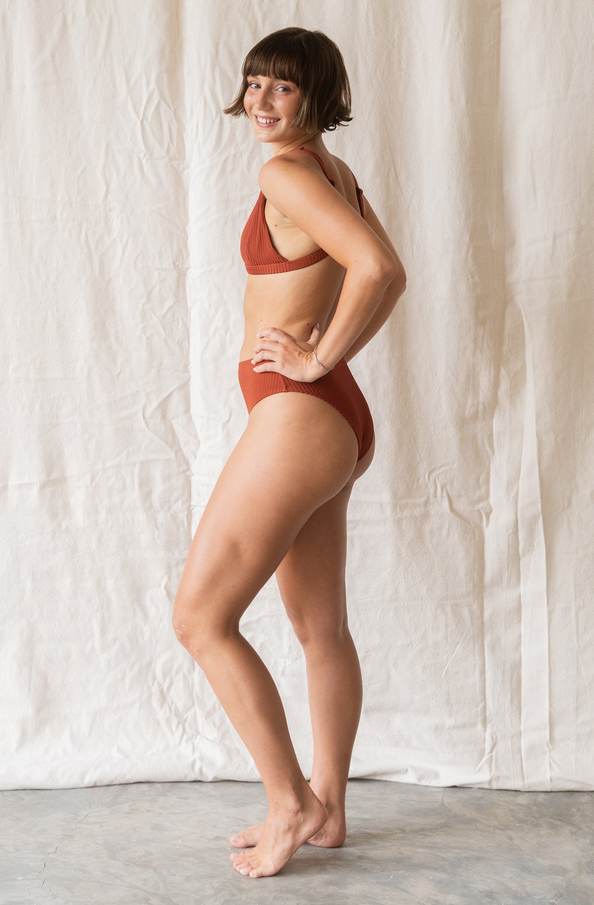 Surf Bikini Bottom Eros Canyon Red