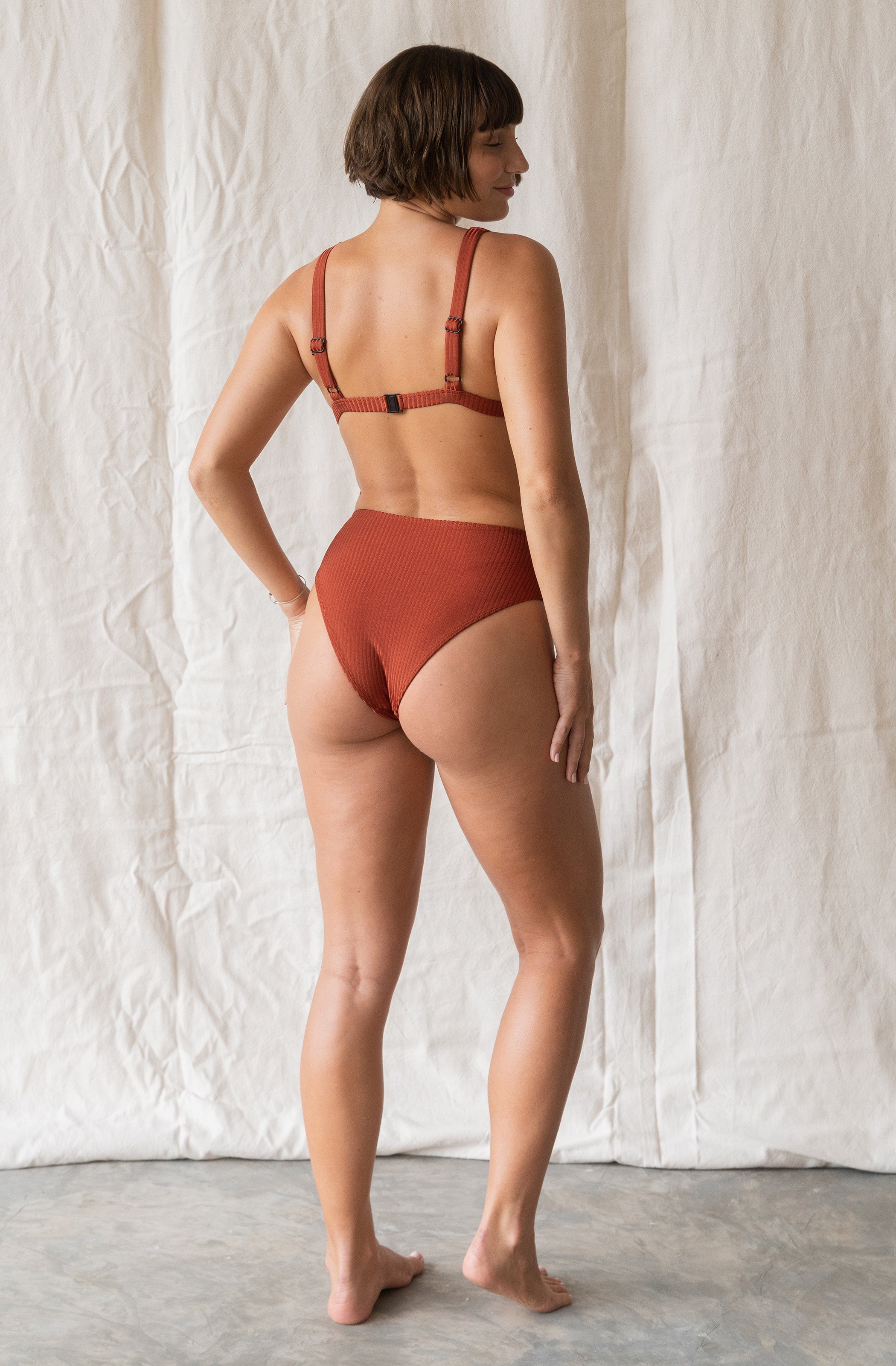 Surf Bikini Bottom Eros Canyon Red
