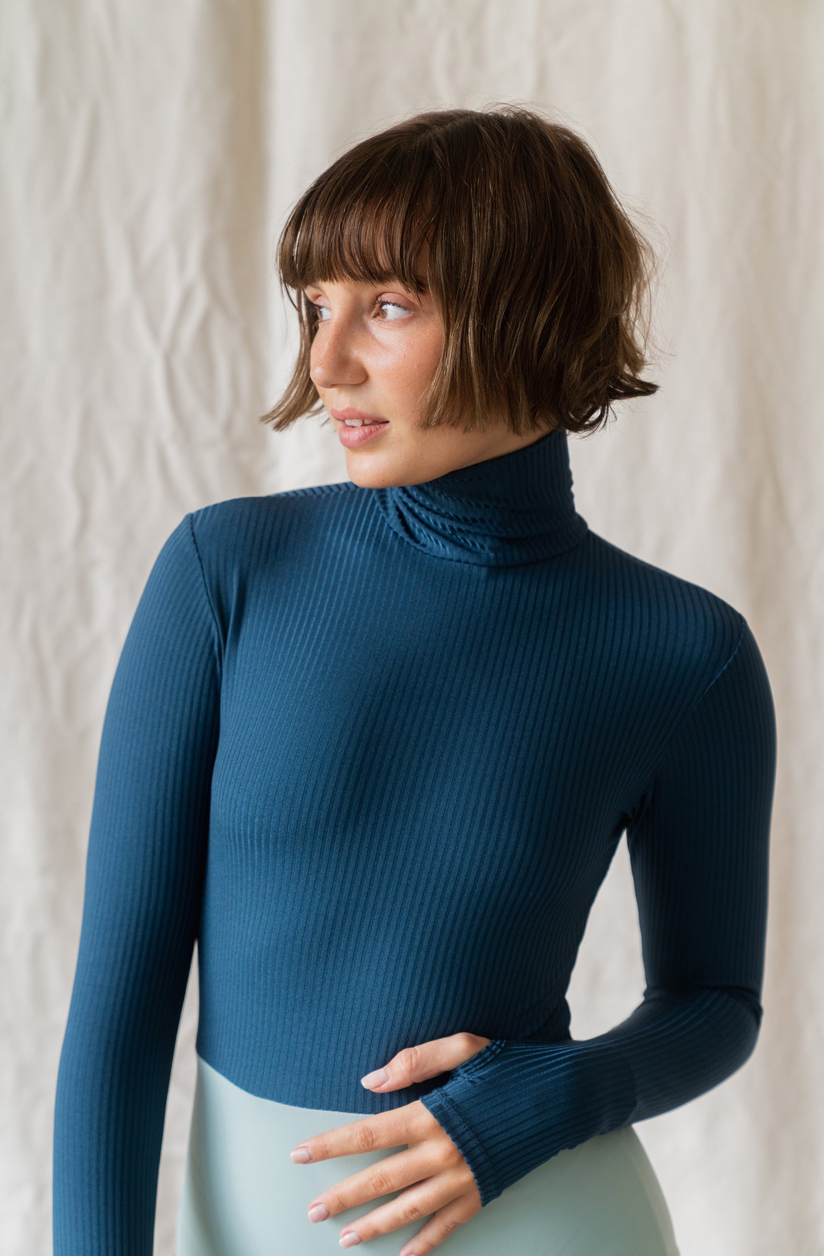 Sumatra Surf Suit Indigo/Lichen Eco Rib