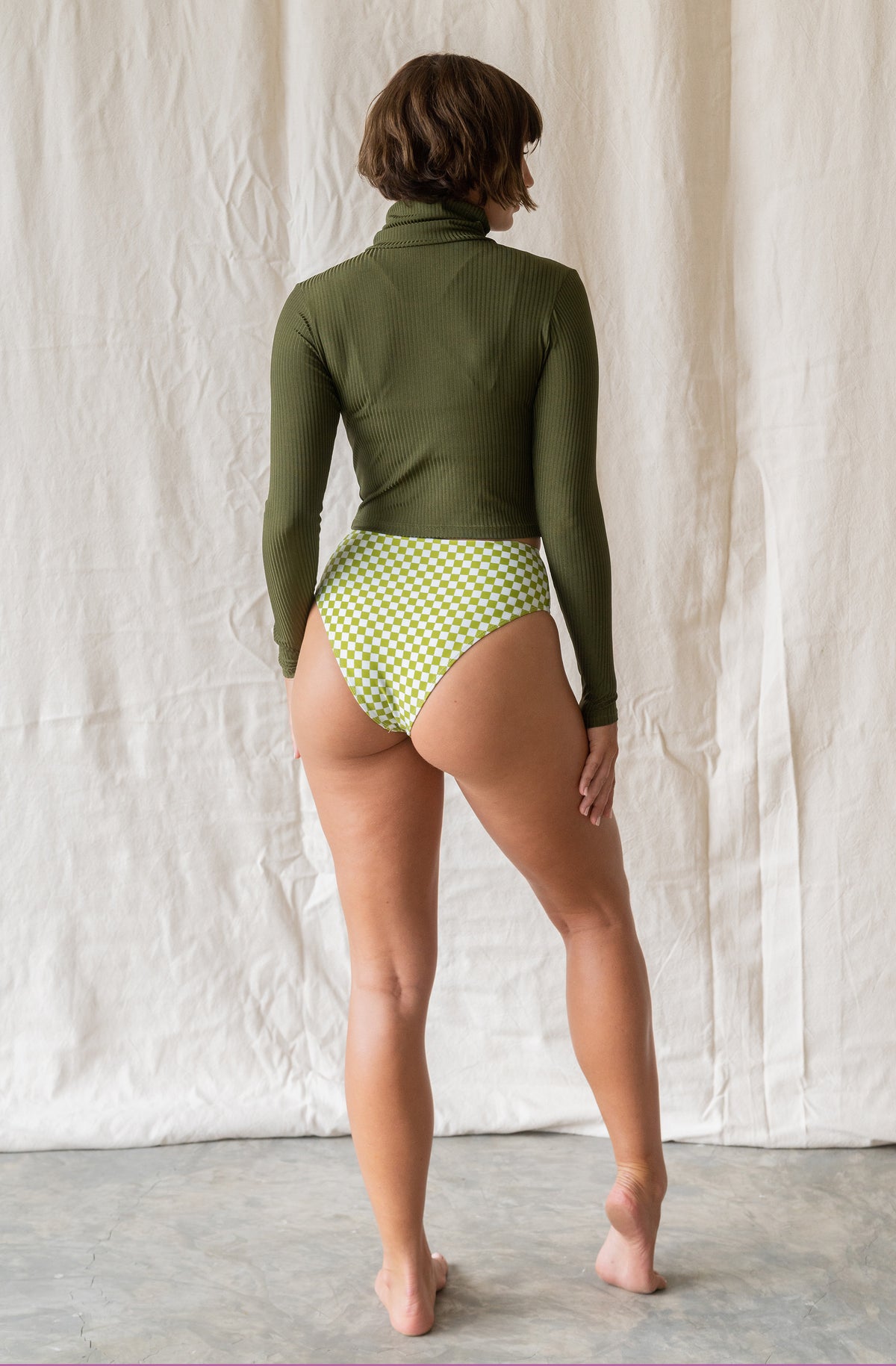 Surf Rashguard Scorpion Top Kelp | Women&#39;s Swimwear | SEPTEMBER 