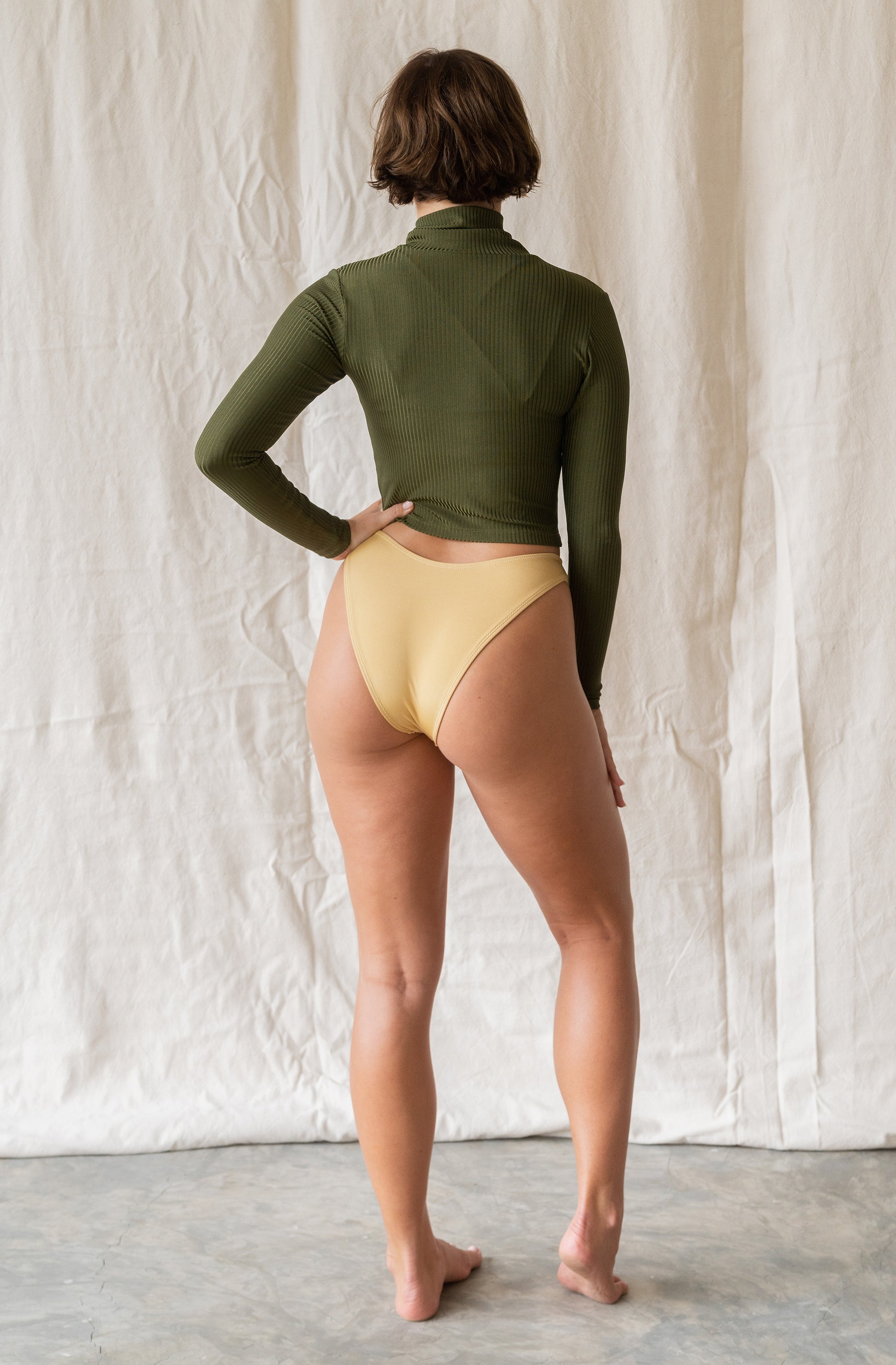 Surf Rashguard Scorpion Top Kelp | Women's Swimwear | SEPTEMBER 