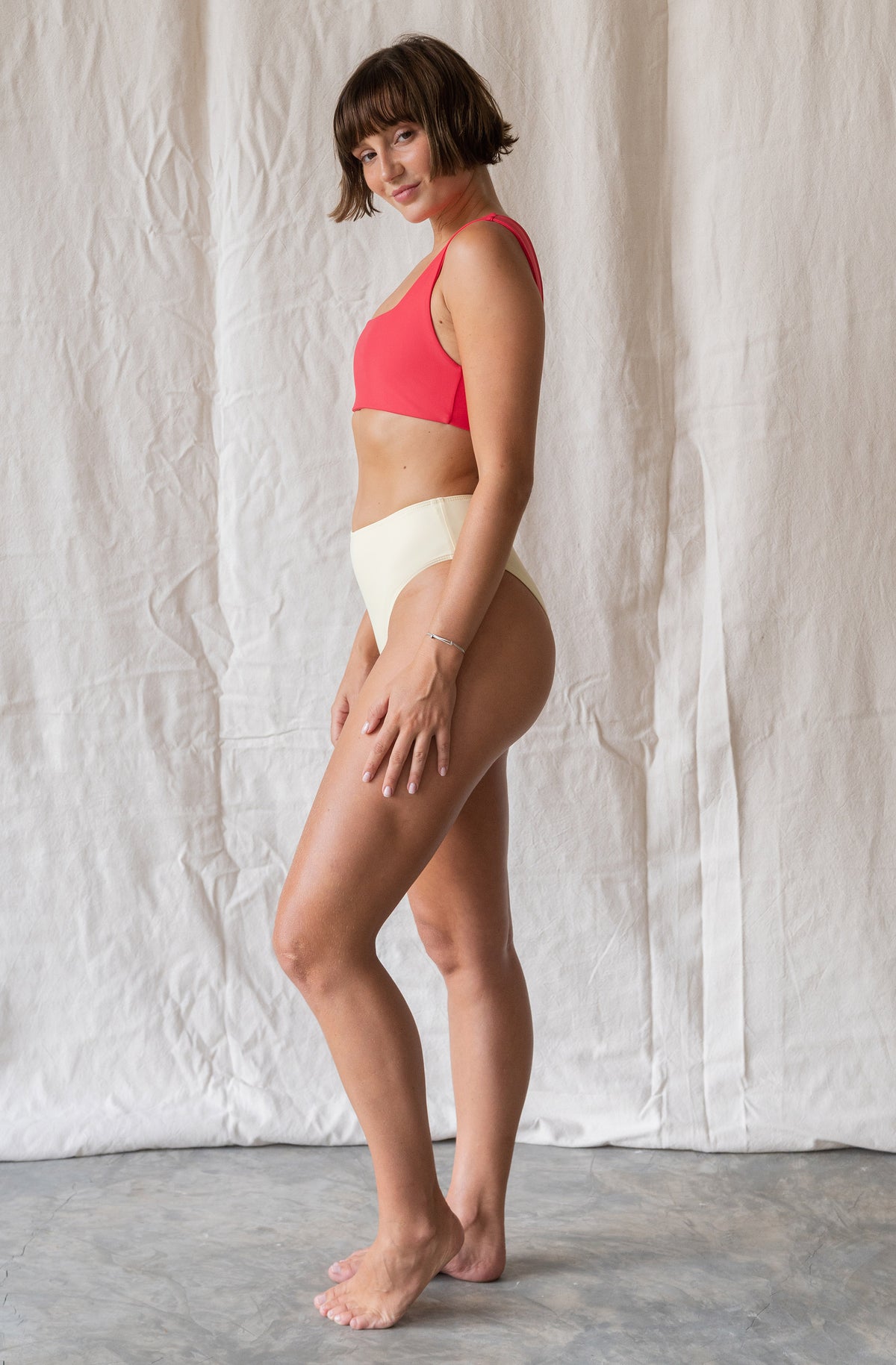 Surf Bikini Top Eden Grapefruit