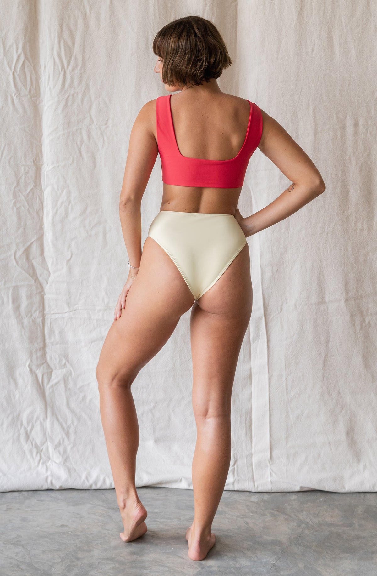 Surf Bikini Top Eden Grapefruit