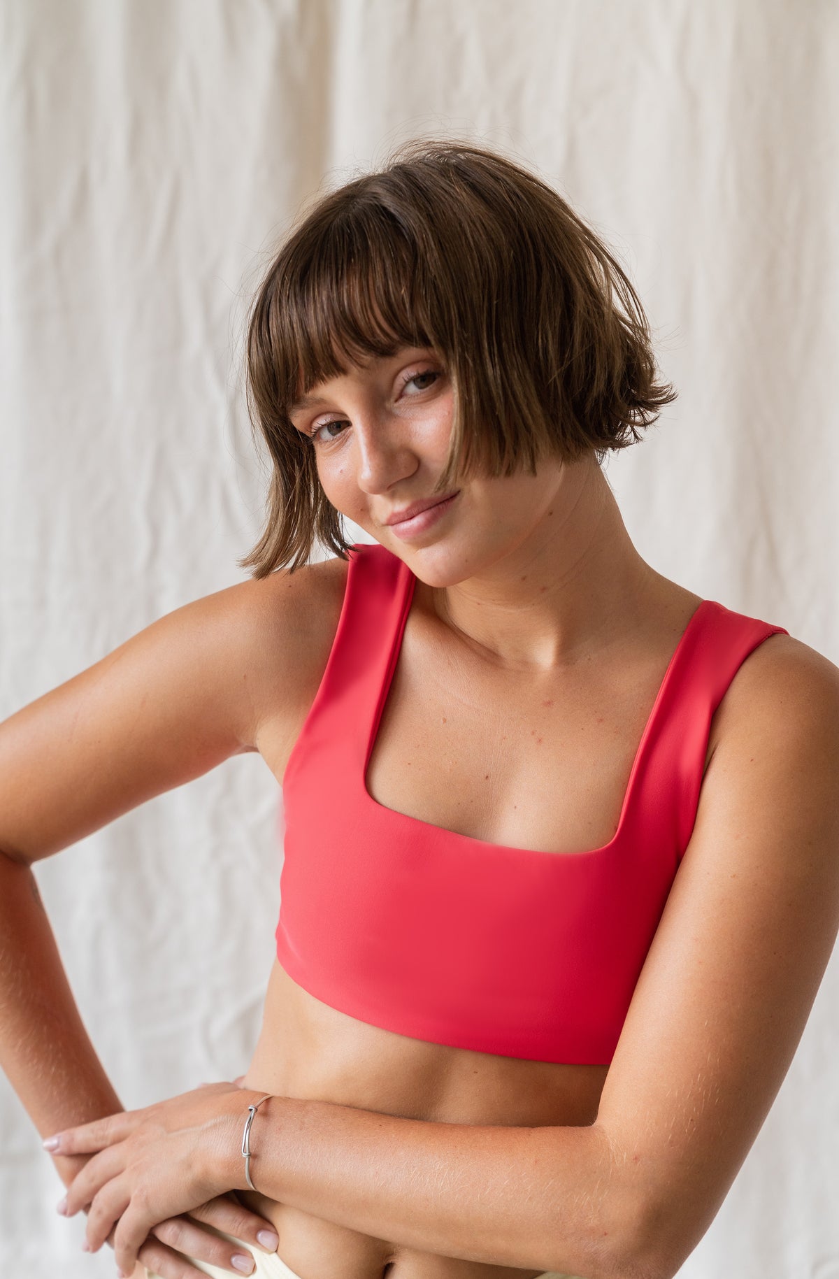 Surf Bikini Top Eden Grapefruit