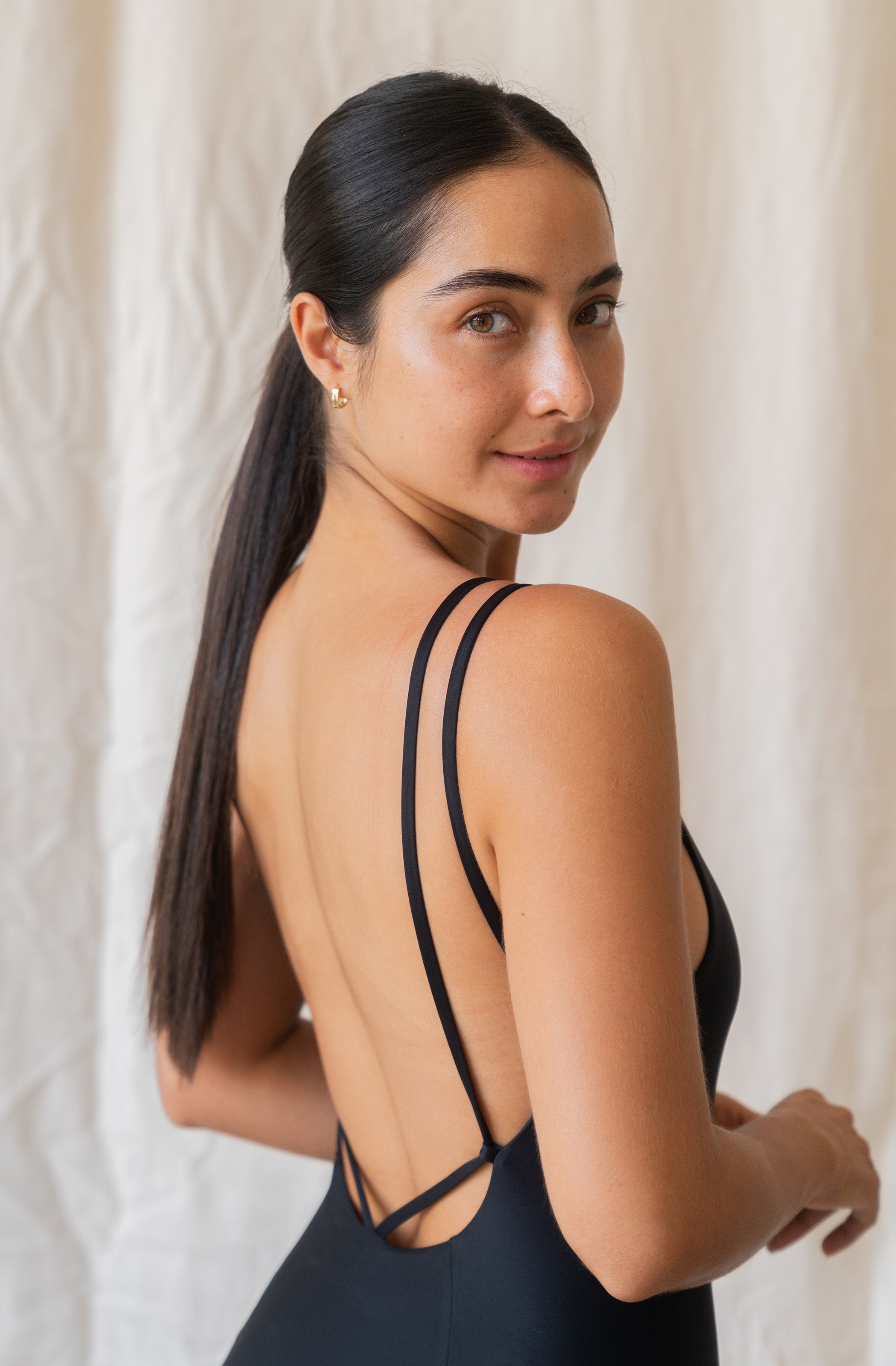 One Piece Surf Swimsuit Eileen Black | Women's Swimwear | SEPTEMBER