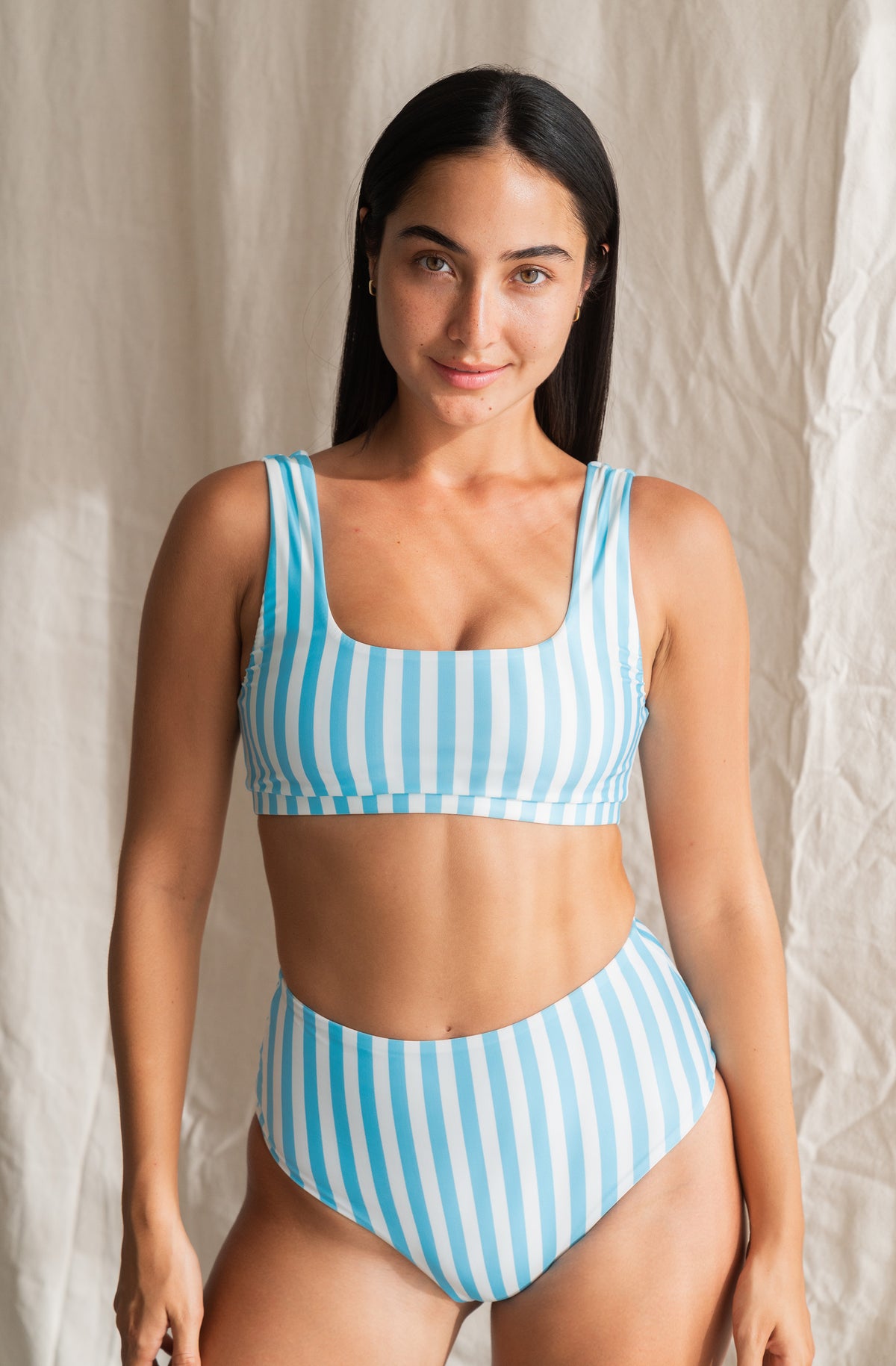 Surf Bikini Top Jane Powder Blue | Women&#39;s Swimwear | SEPTEMBER