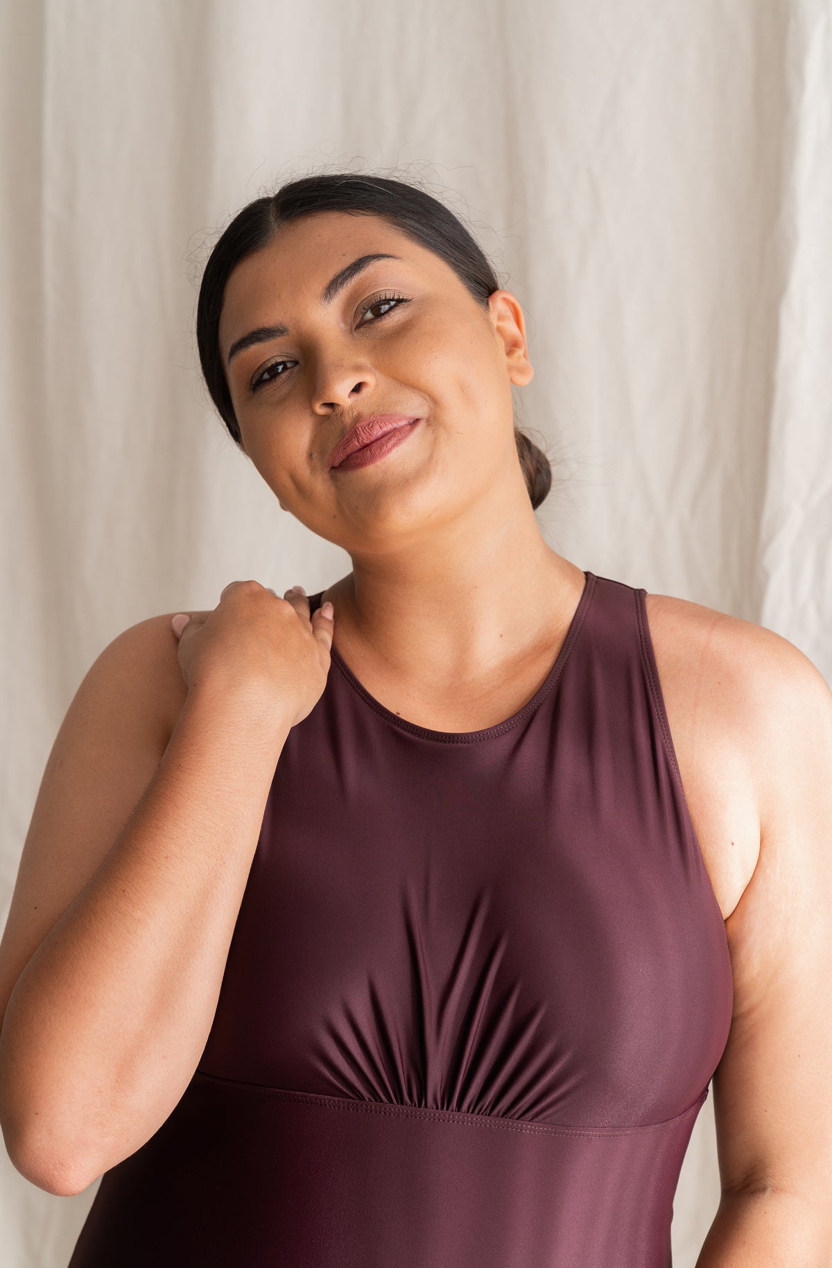 One Piece Surf Swimsuit Ami Cocoa | Swimwear | SEPTEMBER