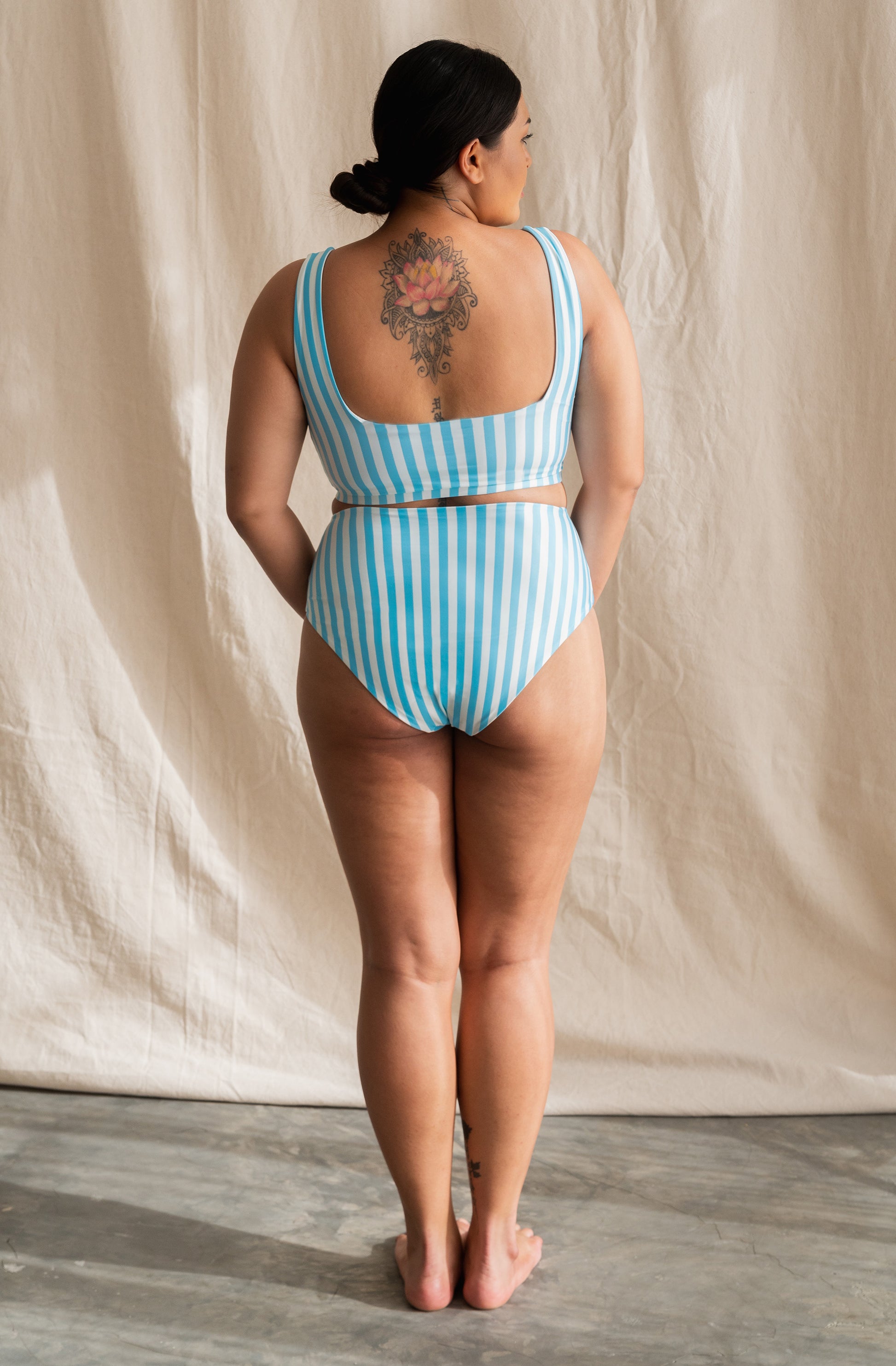 Surf Bikini Top Jane Powder Blue | Women's Swimwear | SEPTEMBER