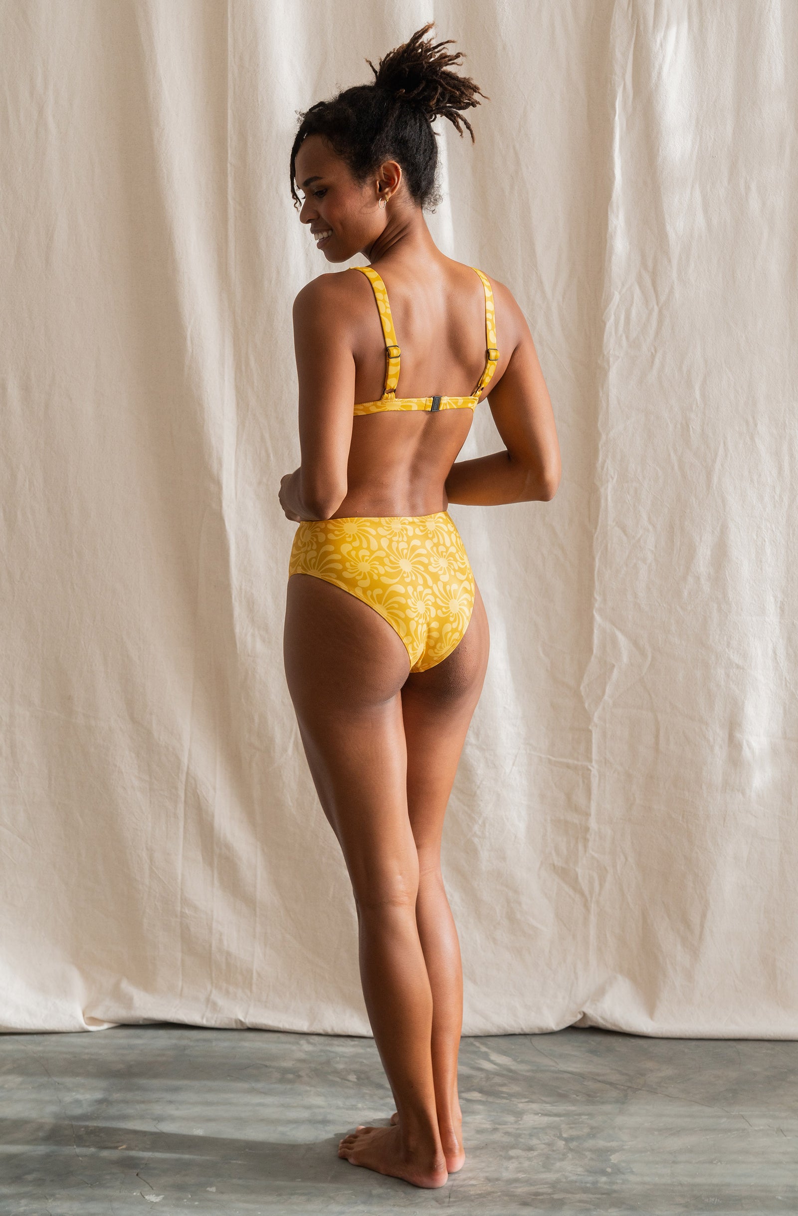 Surf Bikini Bottom Eros Sun Ray Gold