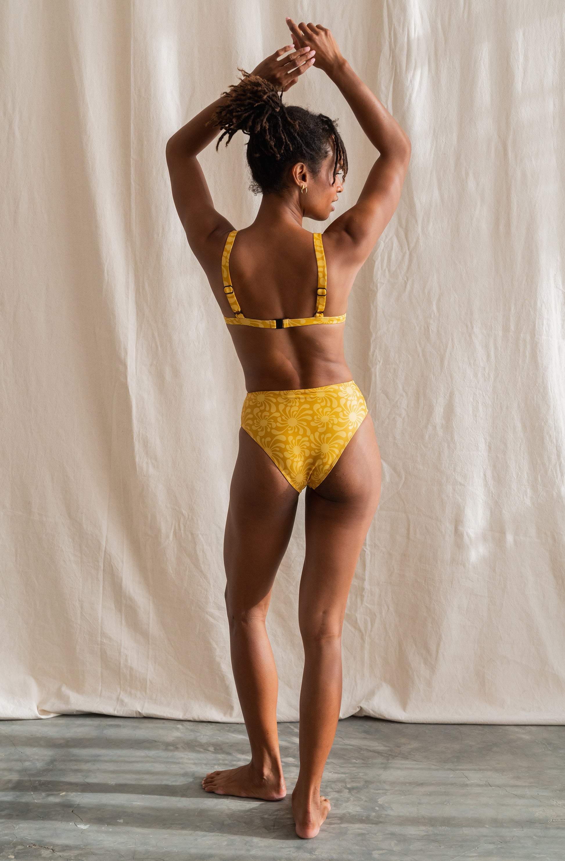 Surf Bikini Top Kiyo Sun Ray Gold