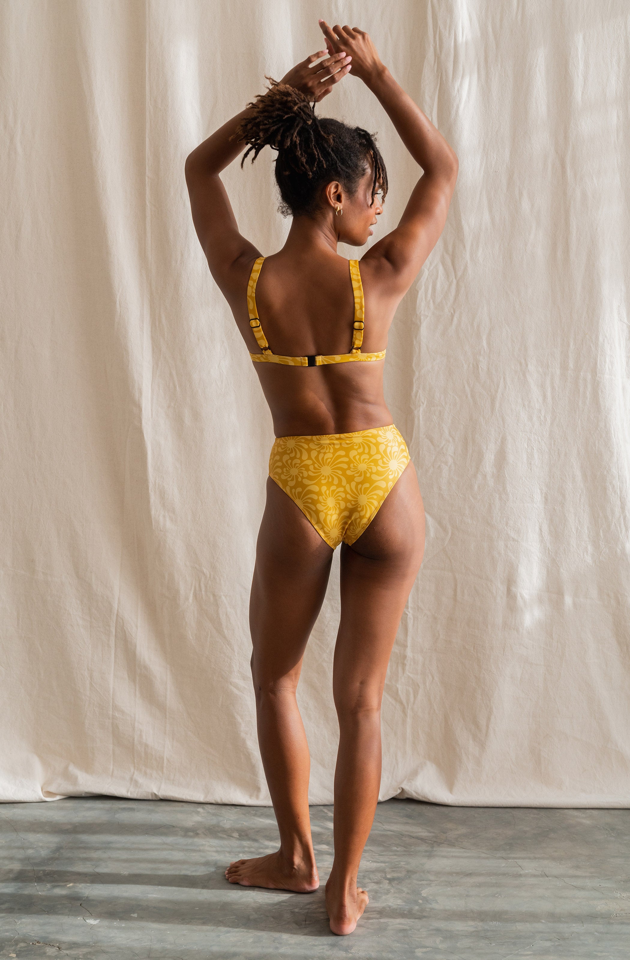 Surf Bikini Top Kiyo Sun Ray Gold