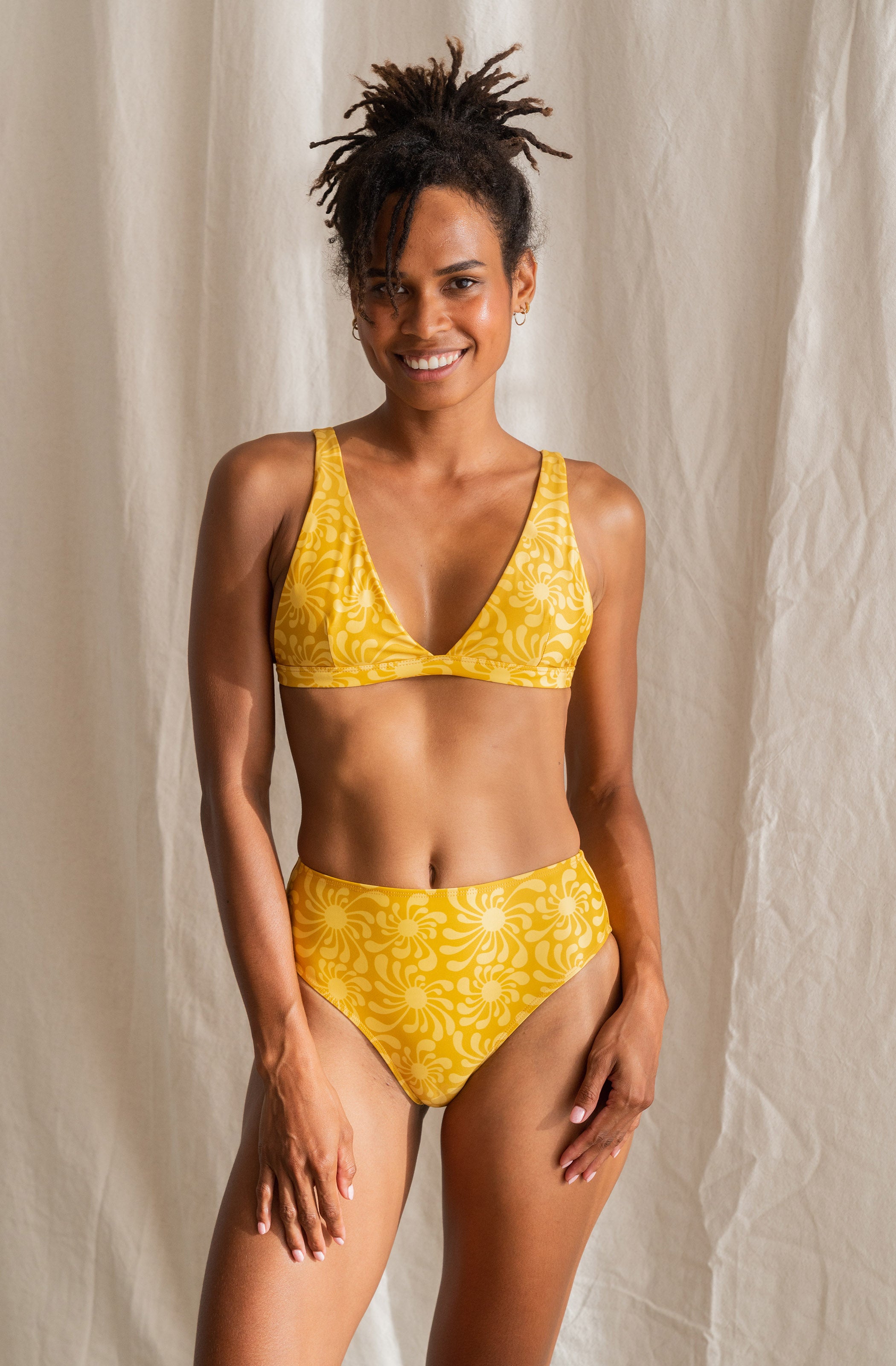 Surf Bikini Bottom Eros Sun Ray Gold