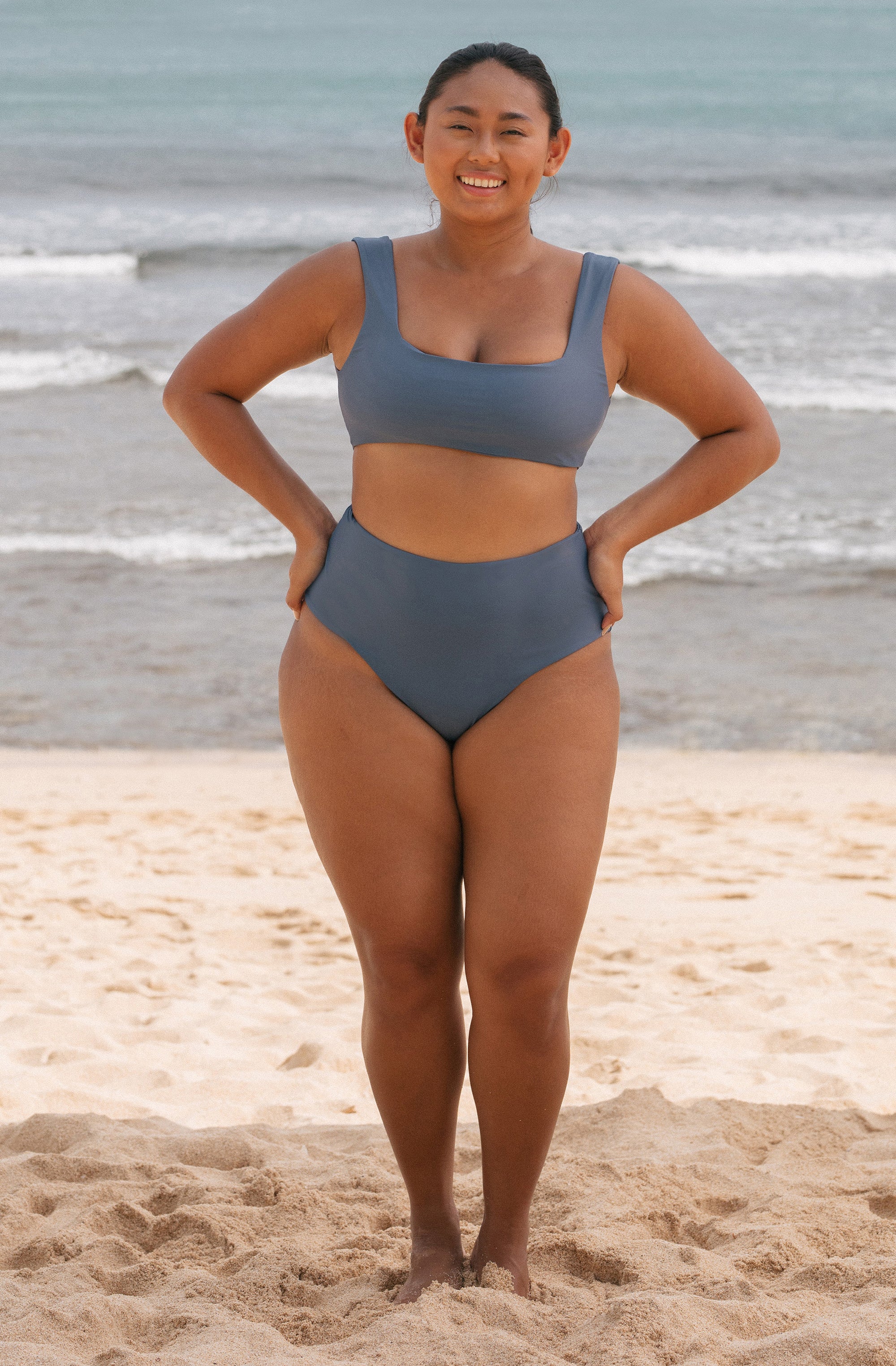 SEPTEMBER Eden Top Sargent Blue Bikini