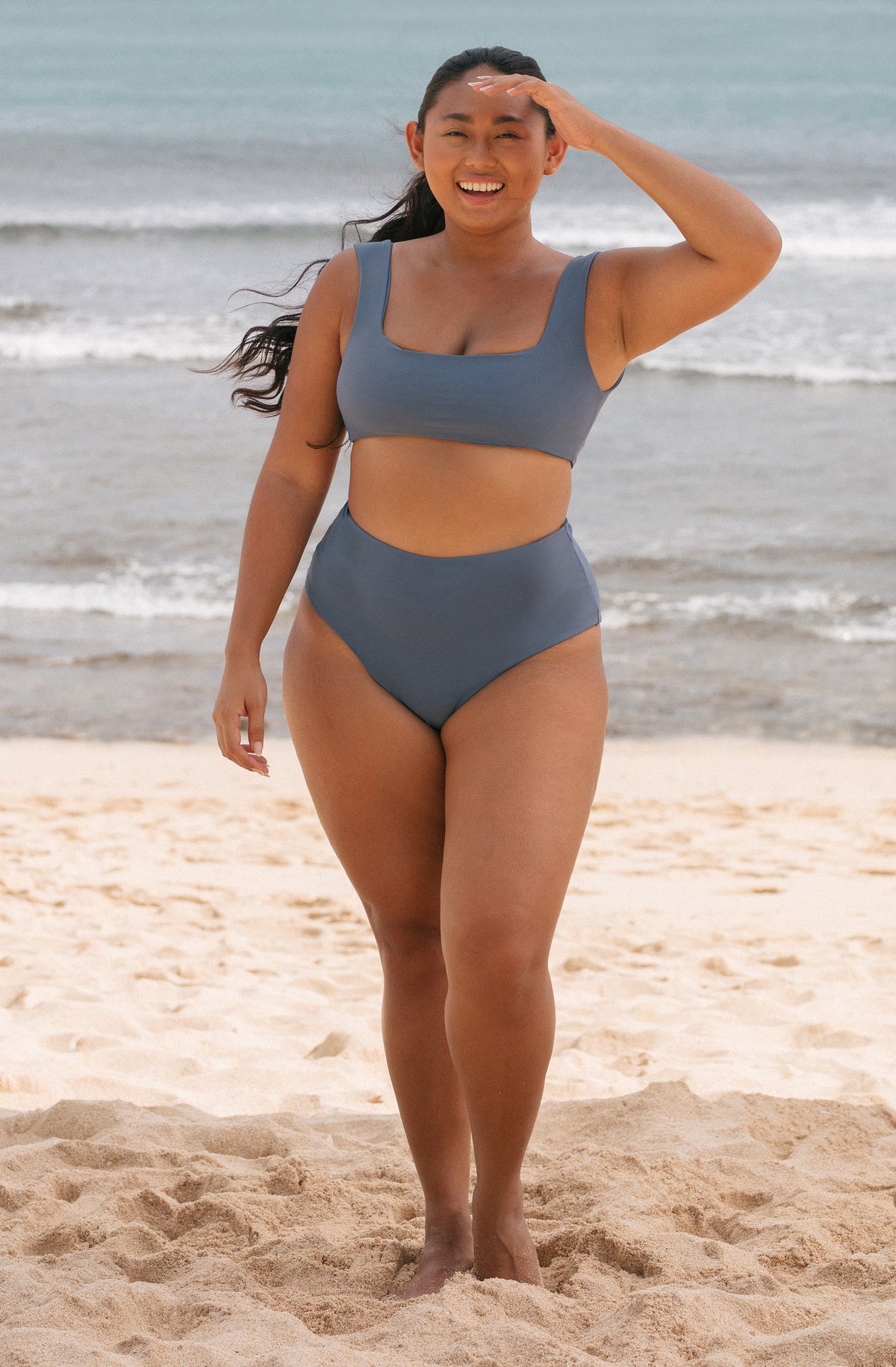 SEPTEMBER Lucky Bottom Sargent Blue Bikini