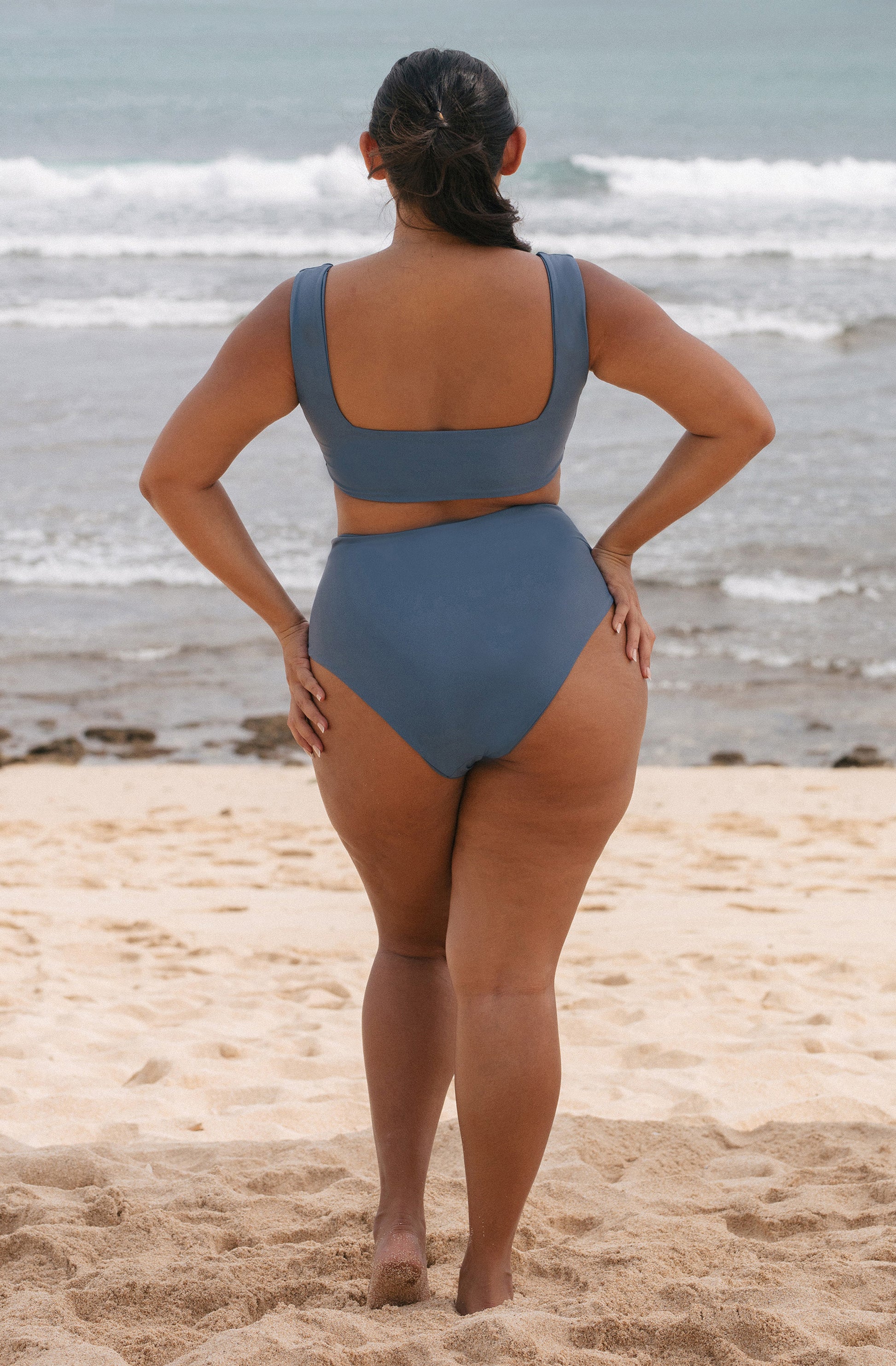 SEPTEMBER Eden Top Sargent Blue Bikini