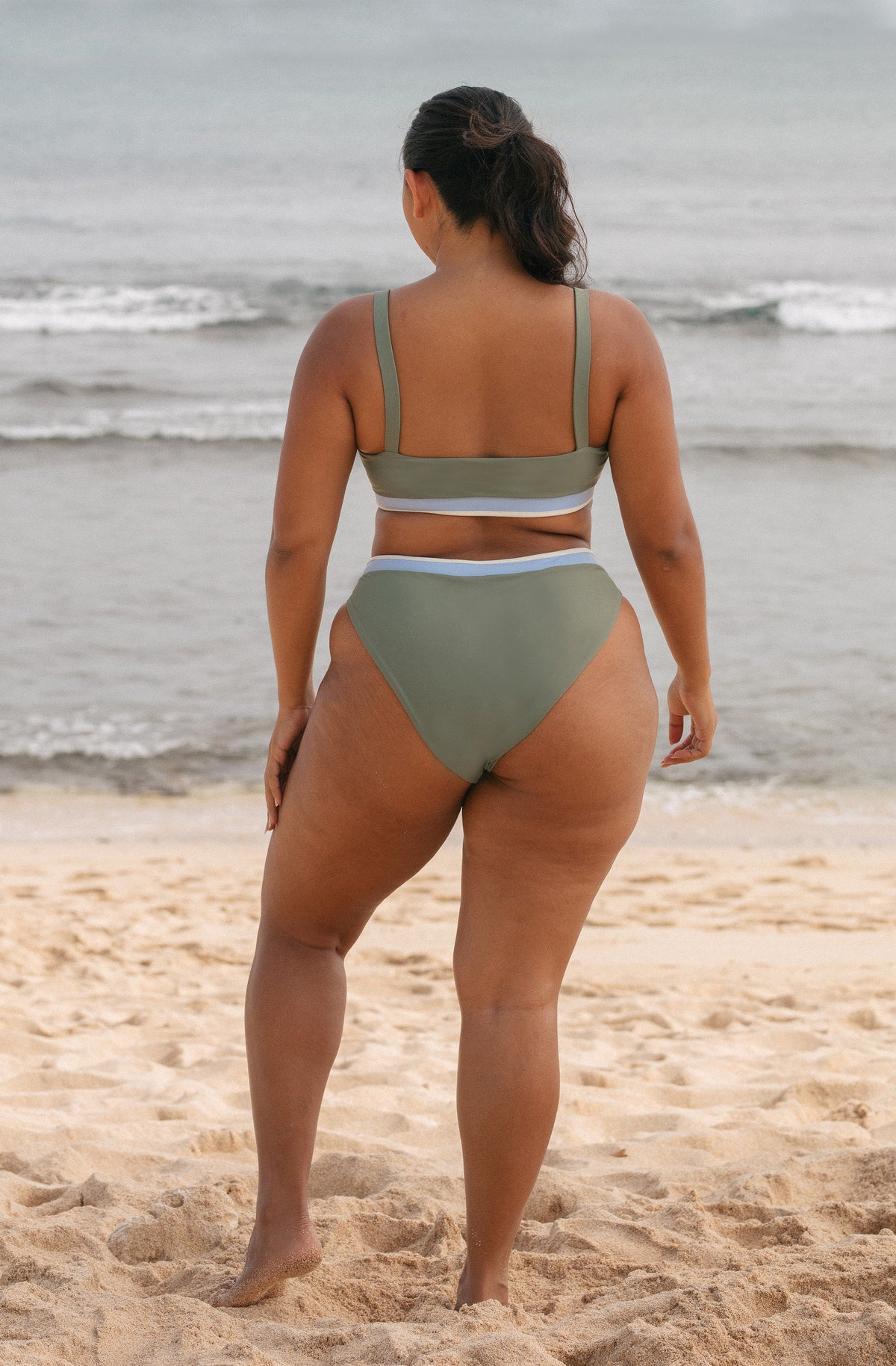 Surf Bikini Top Grace Army Green | Women's Swimwear | SEPTEMBER