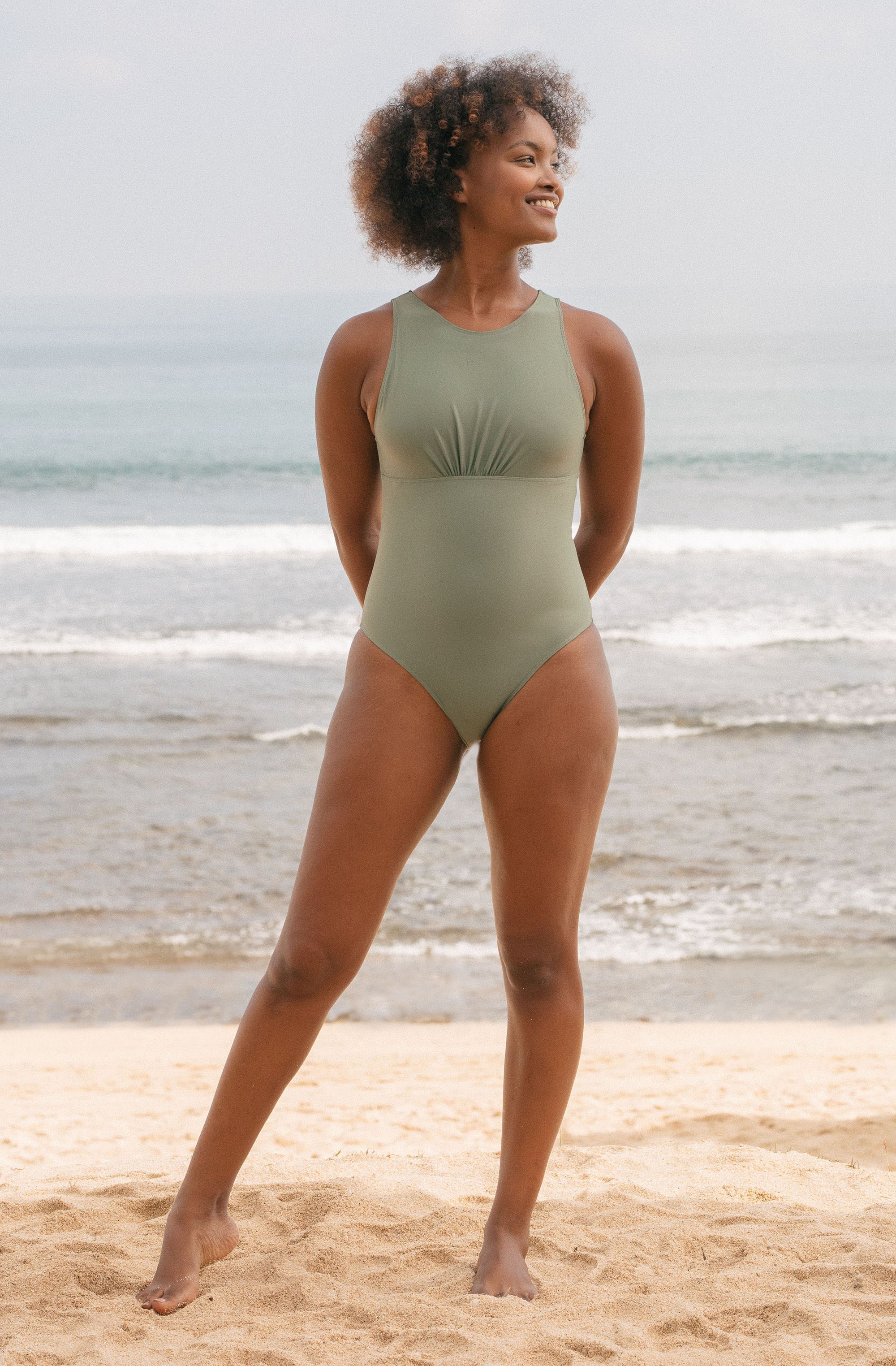 One Piece Surf Swimsuit Ami Army