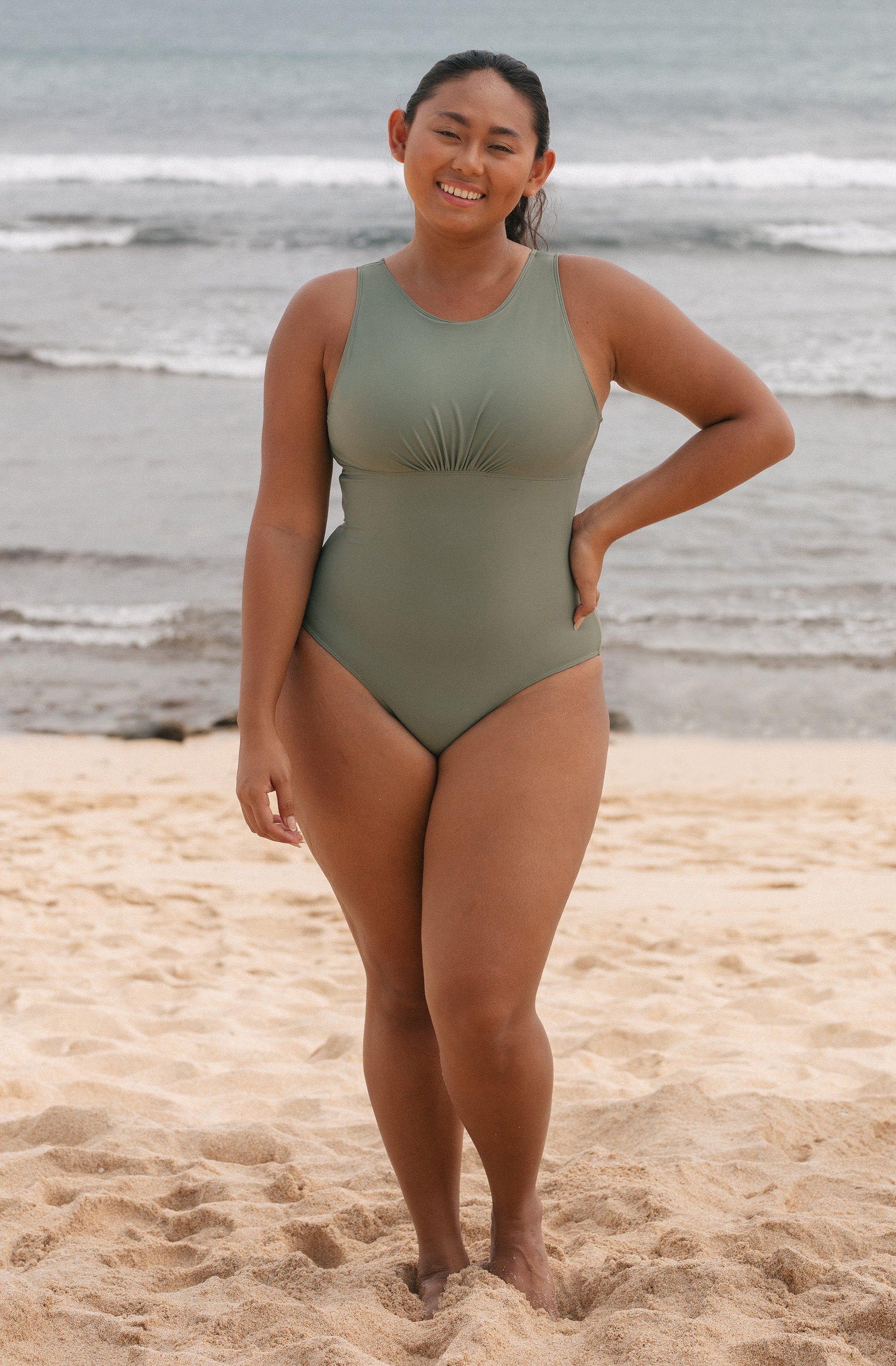 One Piece Surf Swimsuit Ami Army