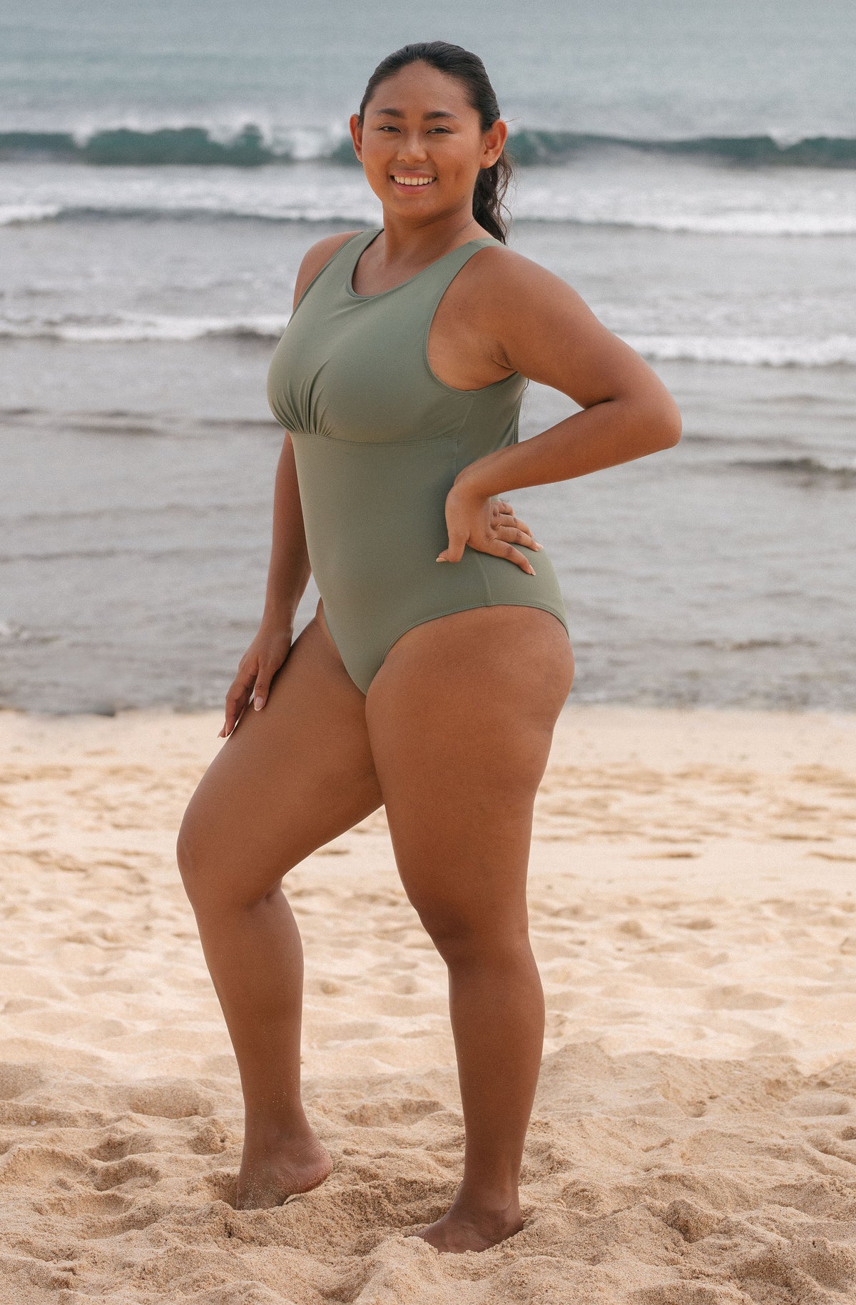 One Piece Surf Swimsuit Ami Army