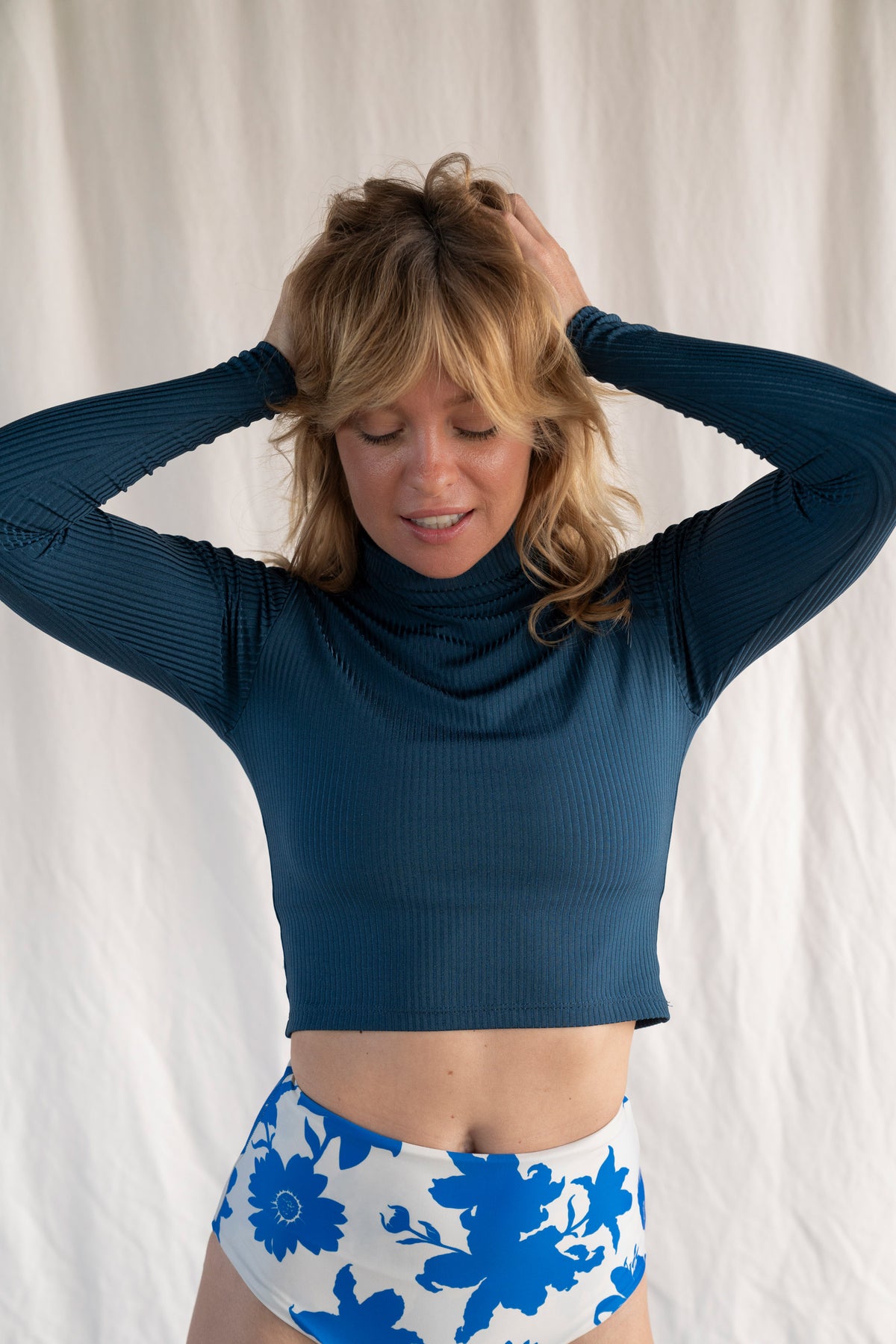 Surf Rashguard Scorpion Top Indigo