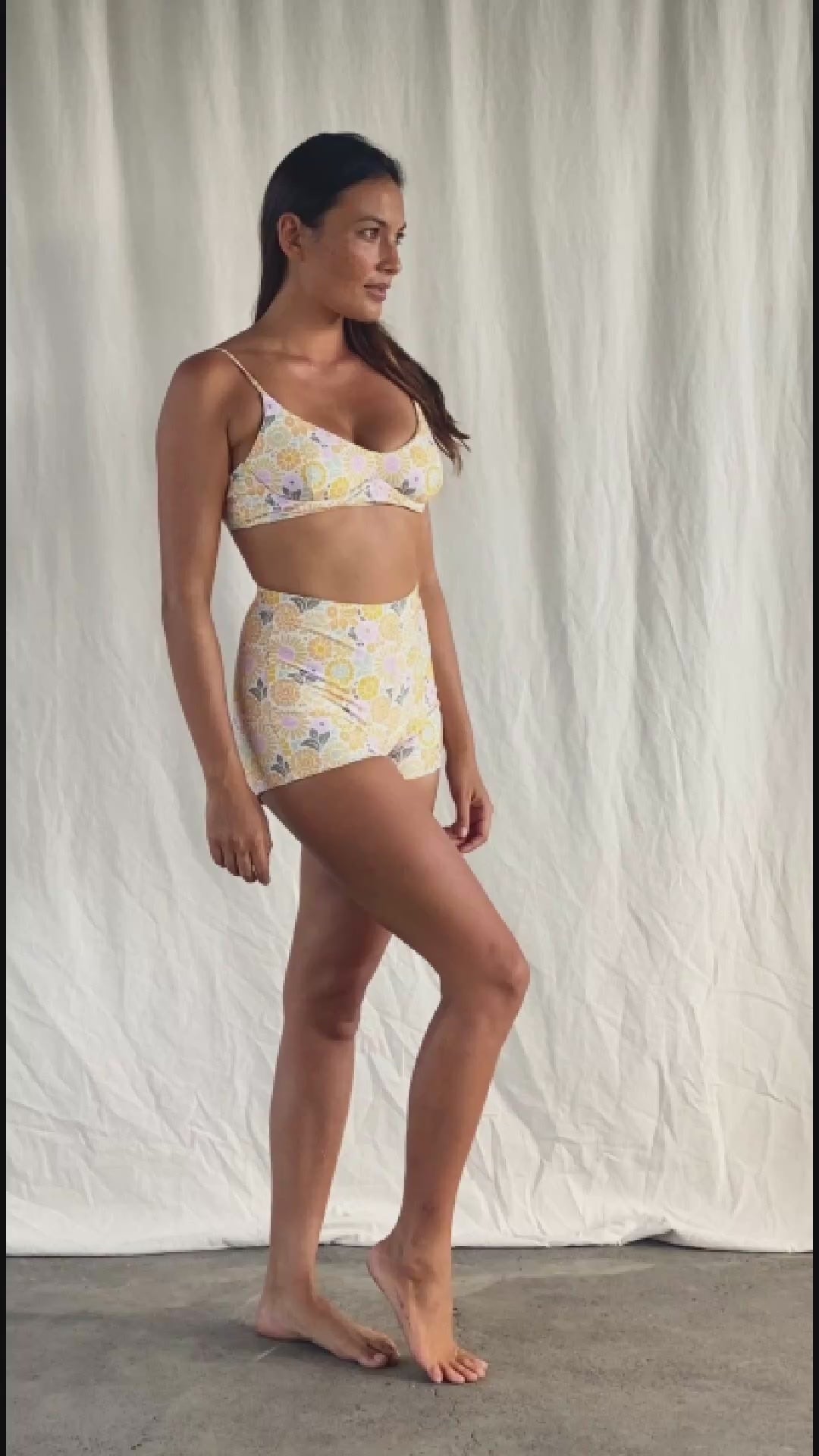 Maya Top — Underwire Retro Surf Bikini Top, More Coverage | SEPTEMBER