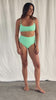 River Bikini Top in Wave Green